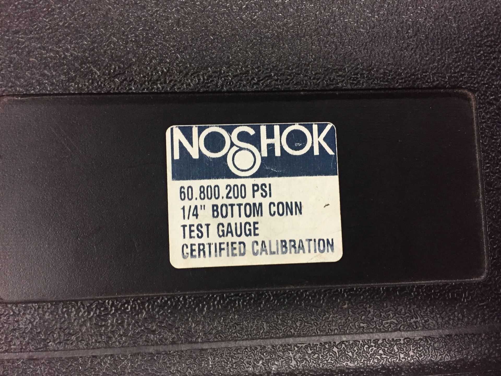 (1) *NEW* Noshok 50103 Test Gauge 200 Max PSI *NEW*; (1) *NEW* Noshok 50104 Test Gauge -30 Max - Image 3 of 6