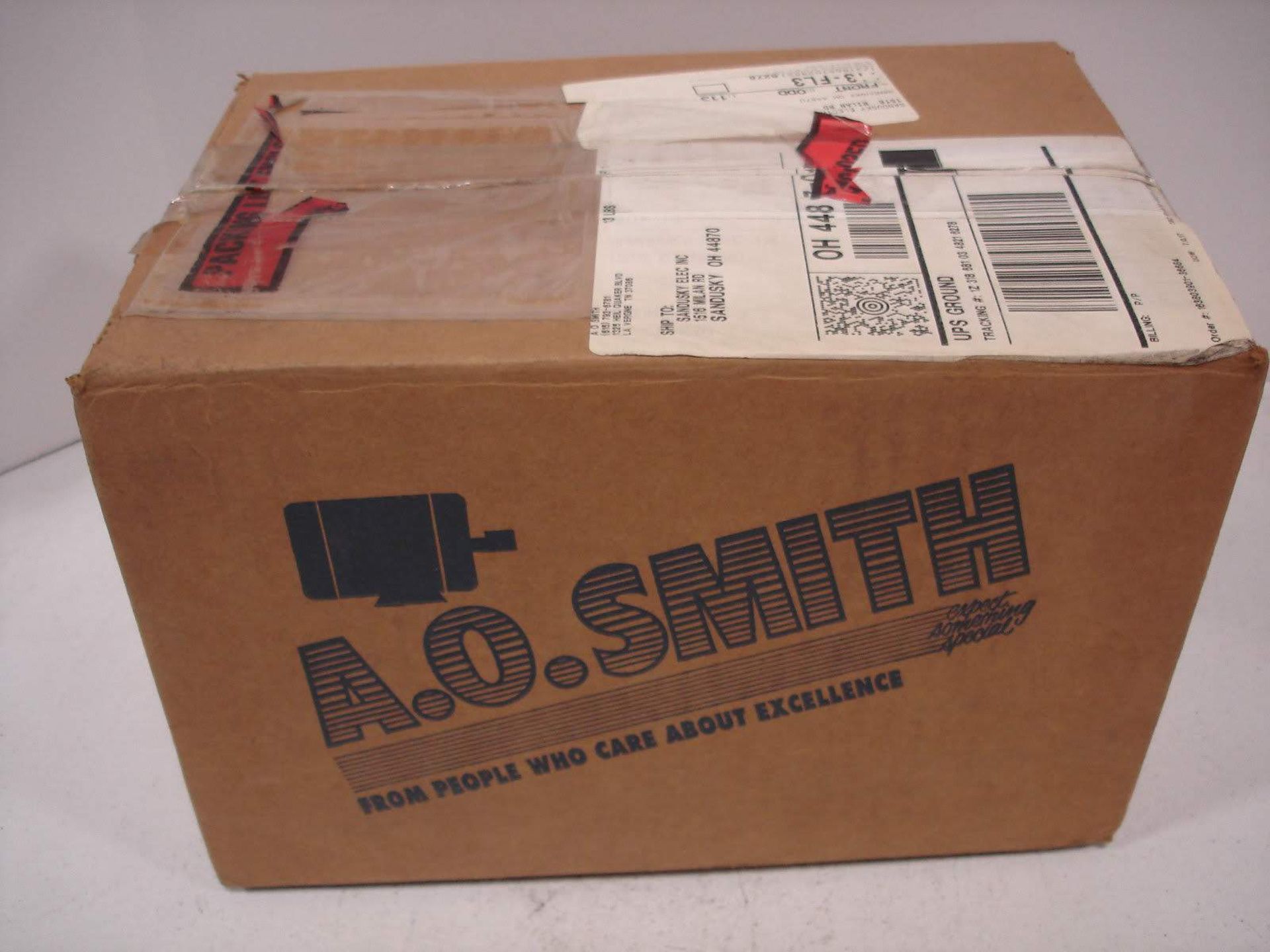 (1) *NIB* CENTURY 666A MOTOR HP1/2 VOLTS208-230 AMPS3.9 RPM1625 F48Y *NIB*; (1) *NIB* A.O. SMITH - Image 6 of 6