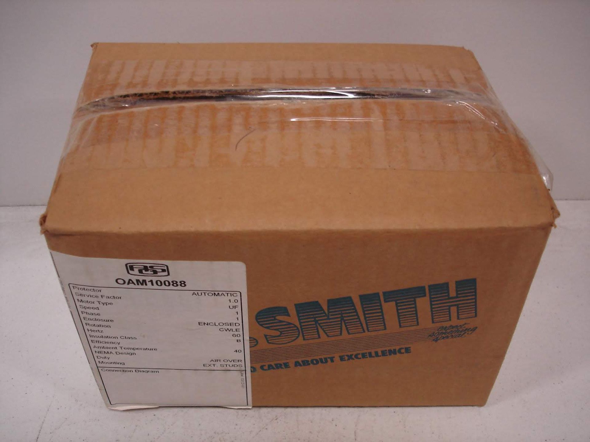(1) *NEW* AO SMITH OAM10088 CONDENSER FAN MOTOR HP1/2 VOLTS208/230 RPM825 *NEW*; (1) *NEW* CENTURY - Image 5 of 9
