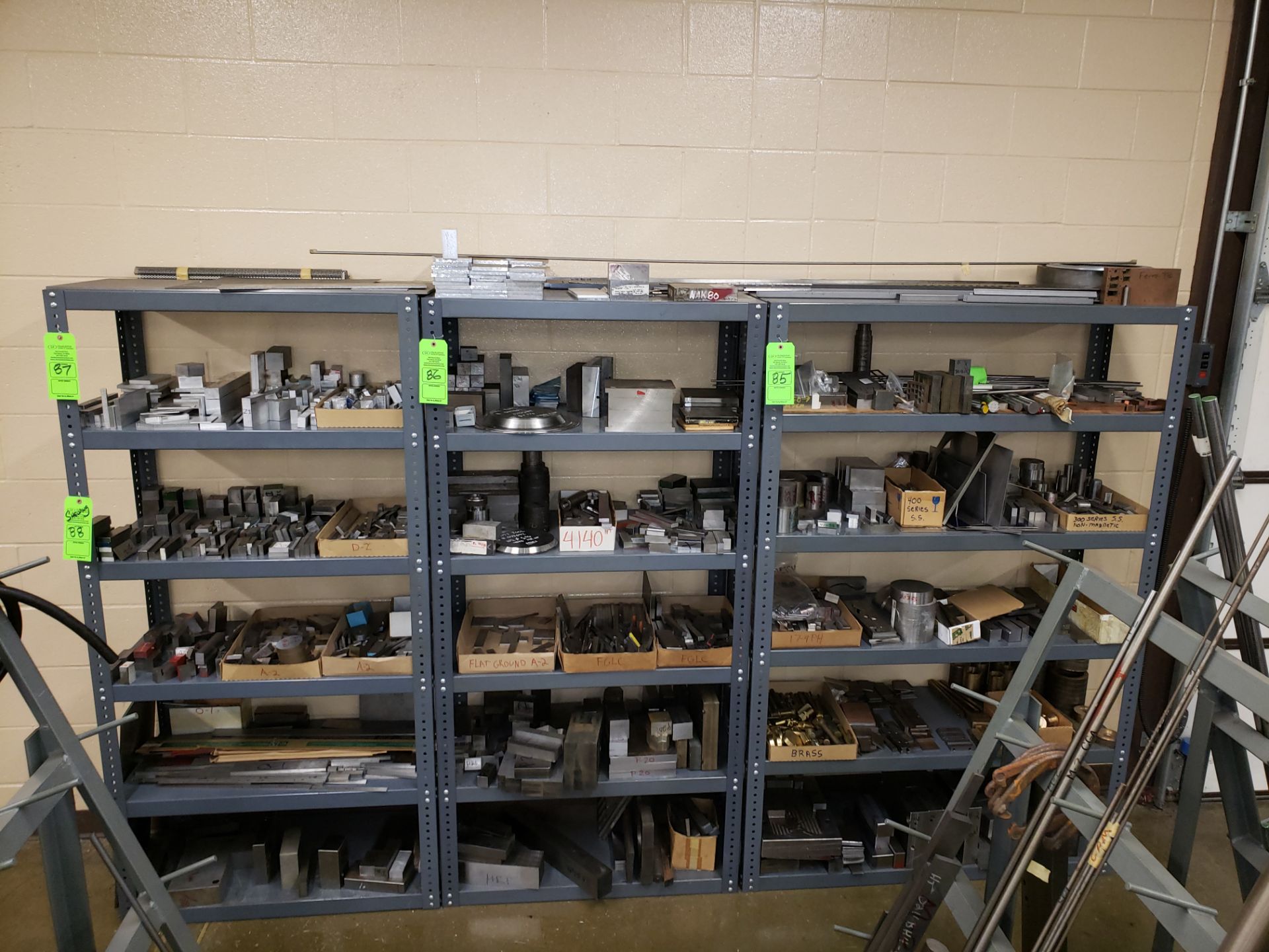 (3) SECTIONS PAN SHELVING