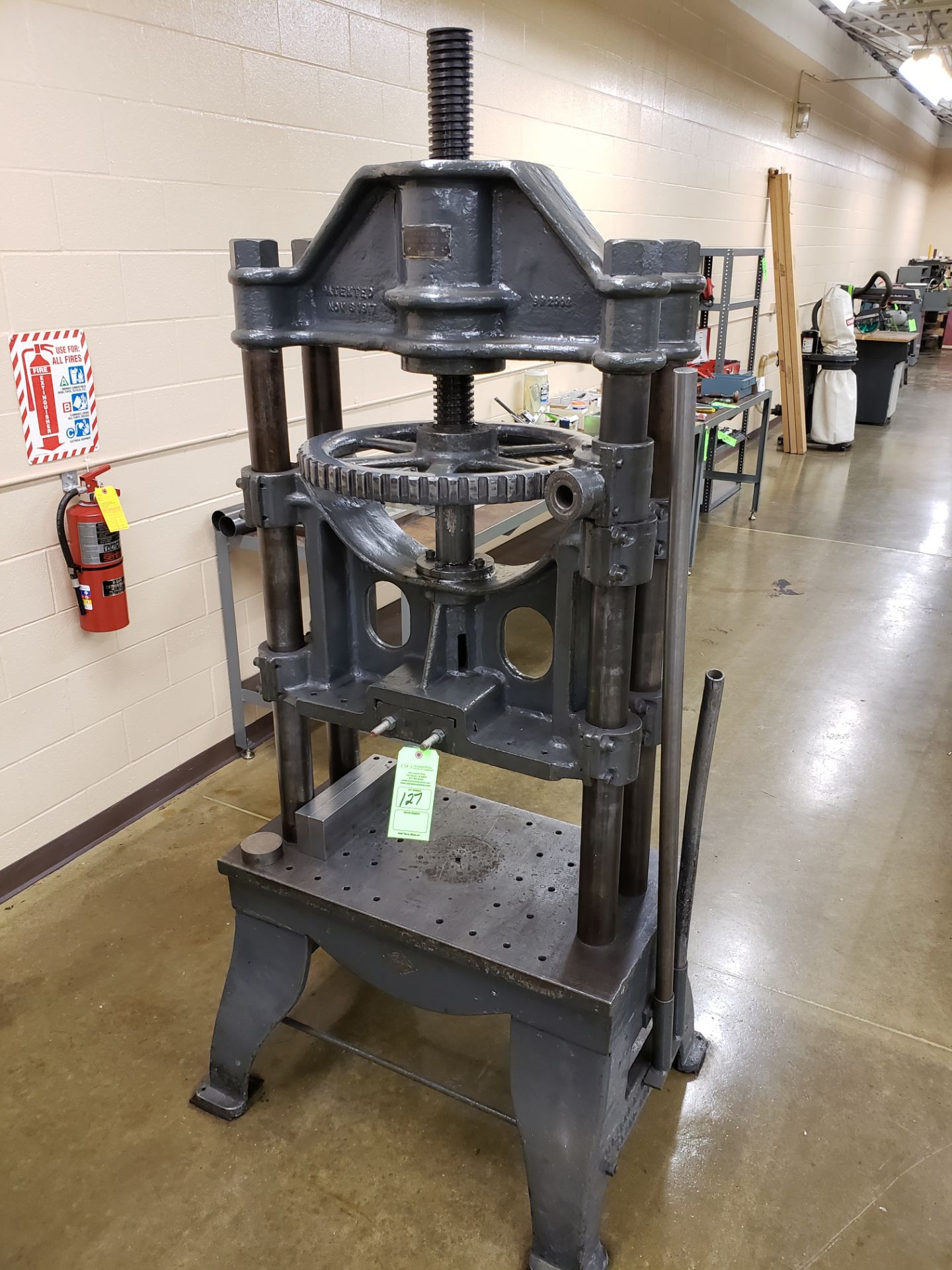 JARECKI MACHINE & TOOL CO. PRESS MODEL-1250