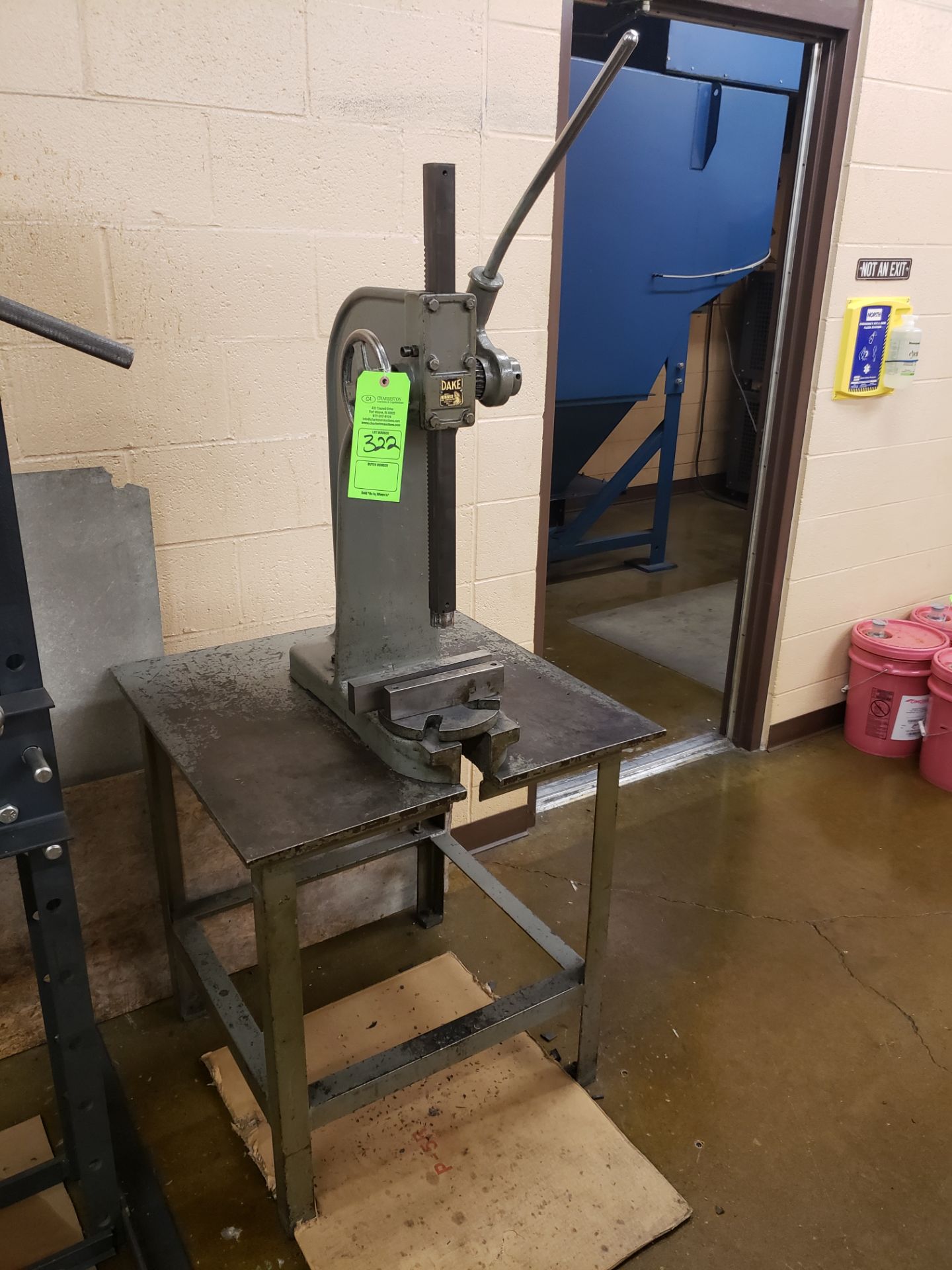 DAKE ARBOR PRESS MODEL-1 1/2 B