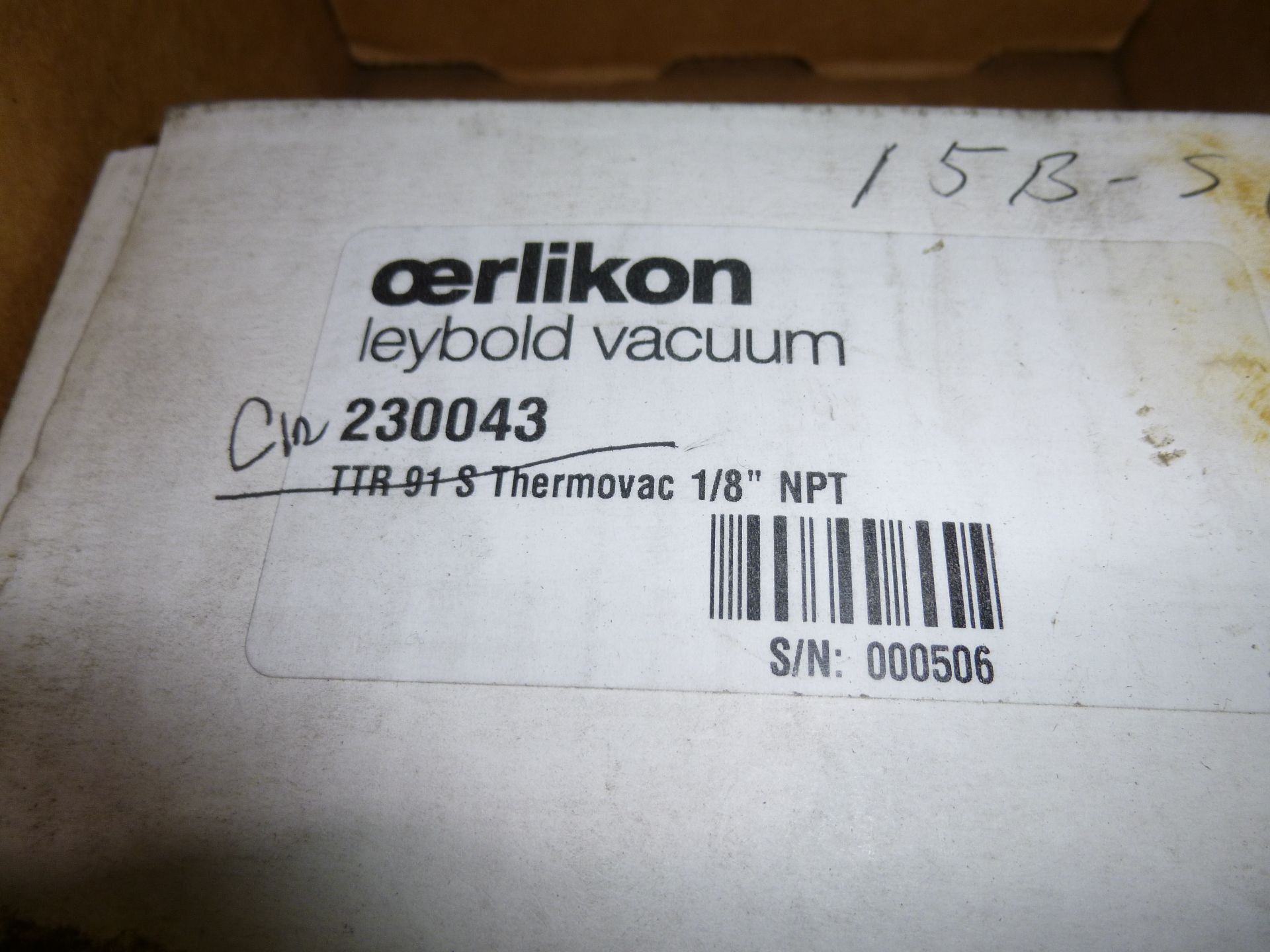 Leybold Vacuum Thermovac model 230043 and TTR91S, new in package, as always with Brolyn LLC - Image 2 of 2