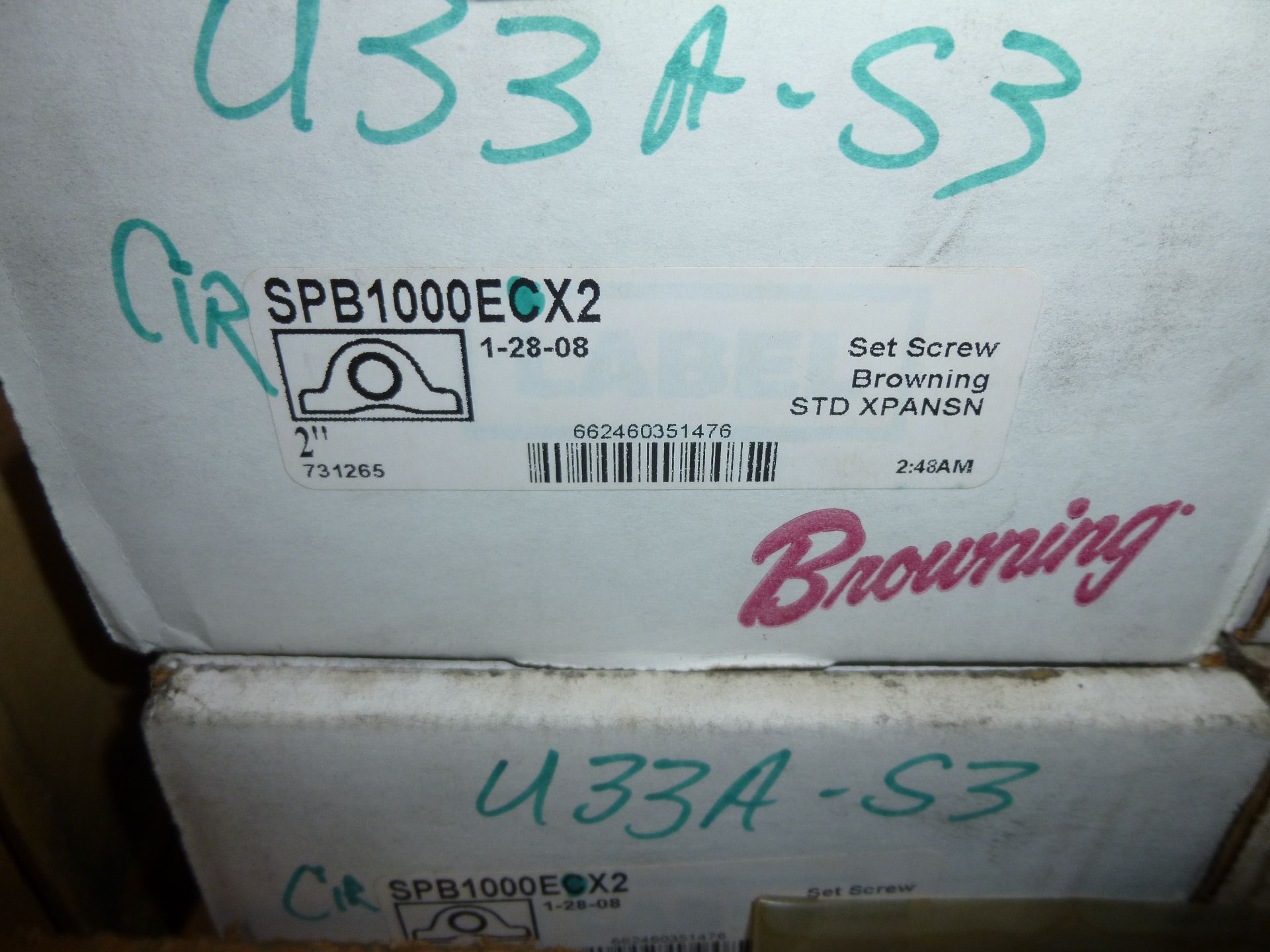 Qty 2 Browning pillow block bearing model SPB1000ECX2, new in boxes, as always with Brolyn LLC - Image 2 of 2