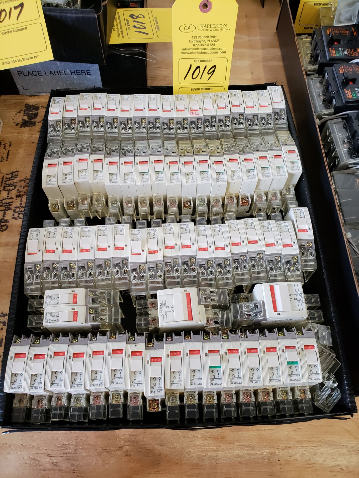 (72) ASSORTED FUJI CIRCUIT BREAKERS CP31FM/3W 240V (LOCATED AT: 432 COUNCIL DRIVE, FORT WAYNE IN