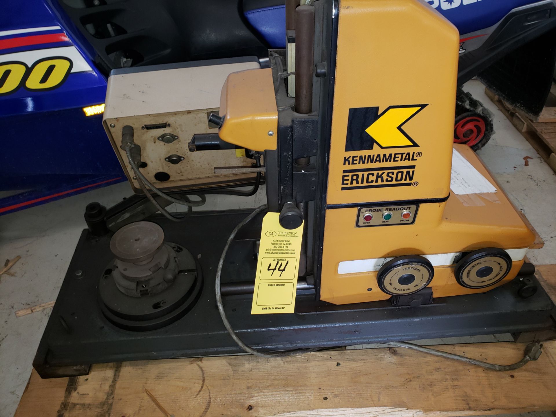 KENNAMETAL/ERICKSON TOOL SETTER MODEL-DPFTR511216 W/ DIGITAL READ OUT (LOCATED AT 432 COUNCIL
