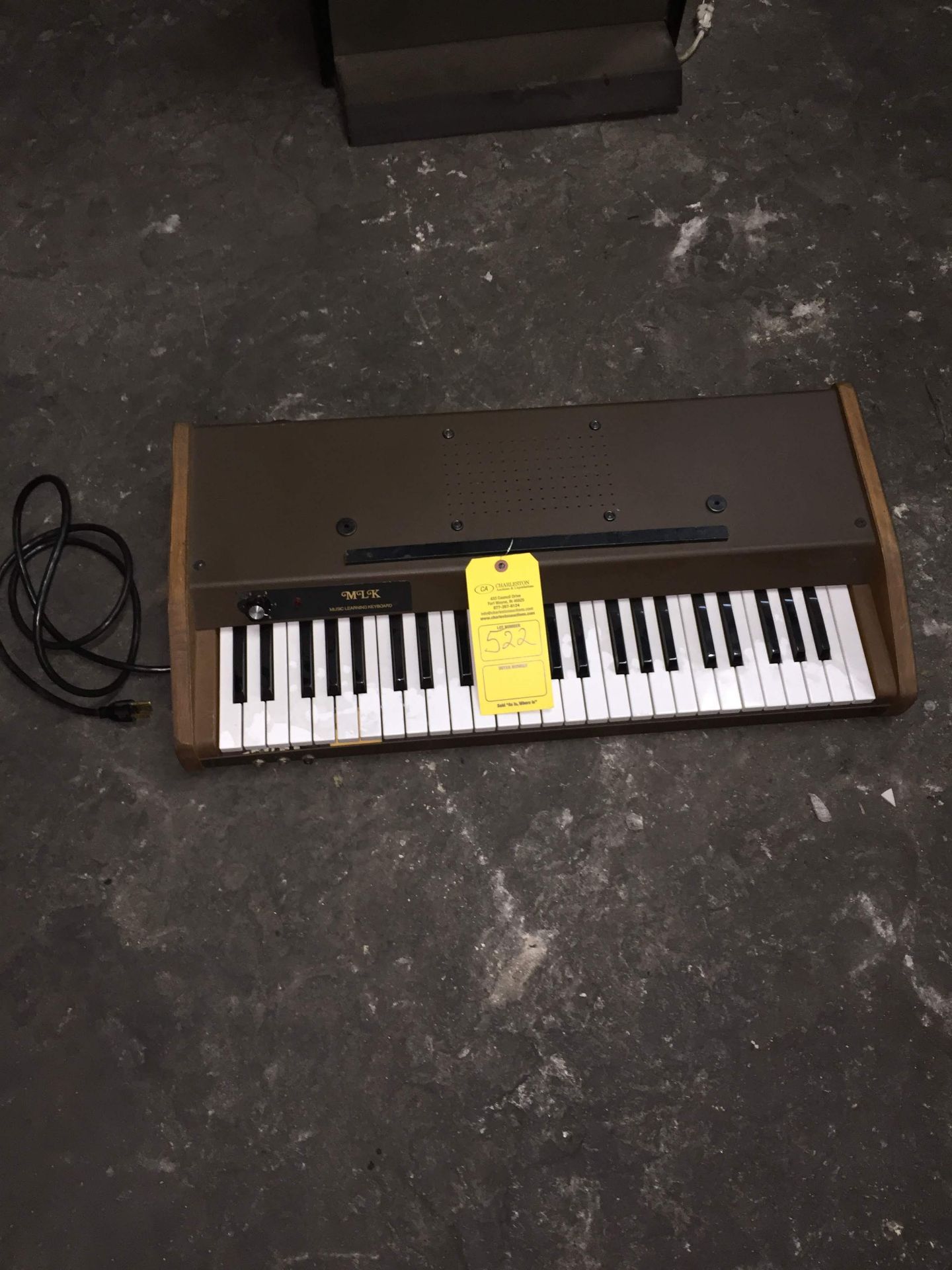 MLK MUSIC LEARNING KEYBOARD MODEL-2001(LOCATED AT: 219 MURRAY STREET, FORT WAYNE IN 46803)