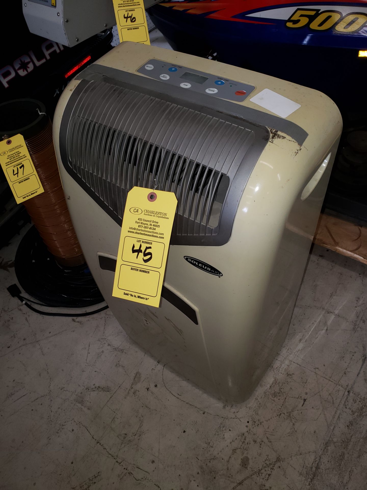 SOLEUS AIR PORTIBLE AIR CONDITIONER MODEL-MAC-10K 10,000 BTU (LOCATED AT 432 COUNCIL DRIVE FORT