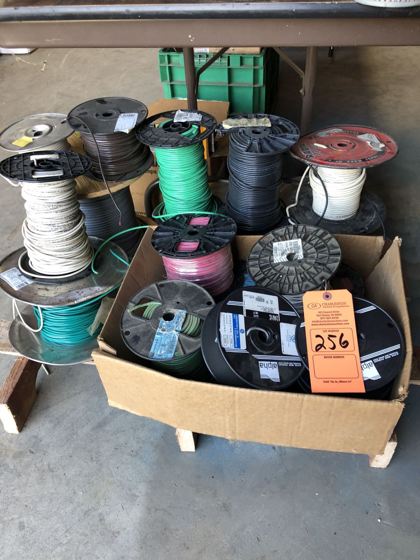 LOT OF VARIOUS ELECTRICAL WIRE(LOCATED AT 2696 E LYTLE 5 POINTS ROAD, DAYTON, OH 45458)