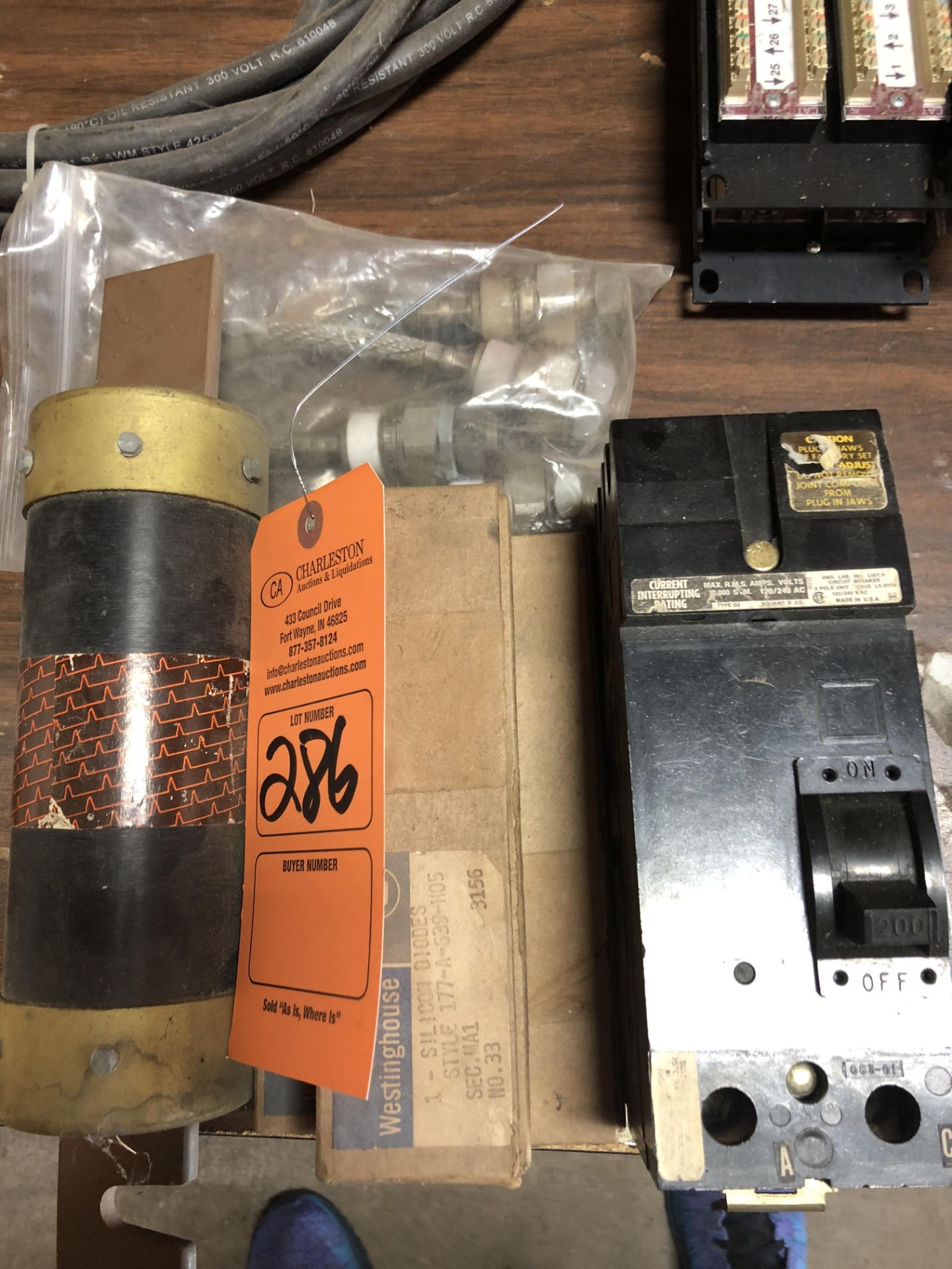 LOT OF MISC. INCLUDING WESTINGHOUSE FUSE & SWITCH CONTROL (LOCATED AT 2696 E LYTLE 5 POINTS ROAD,