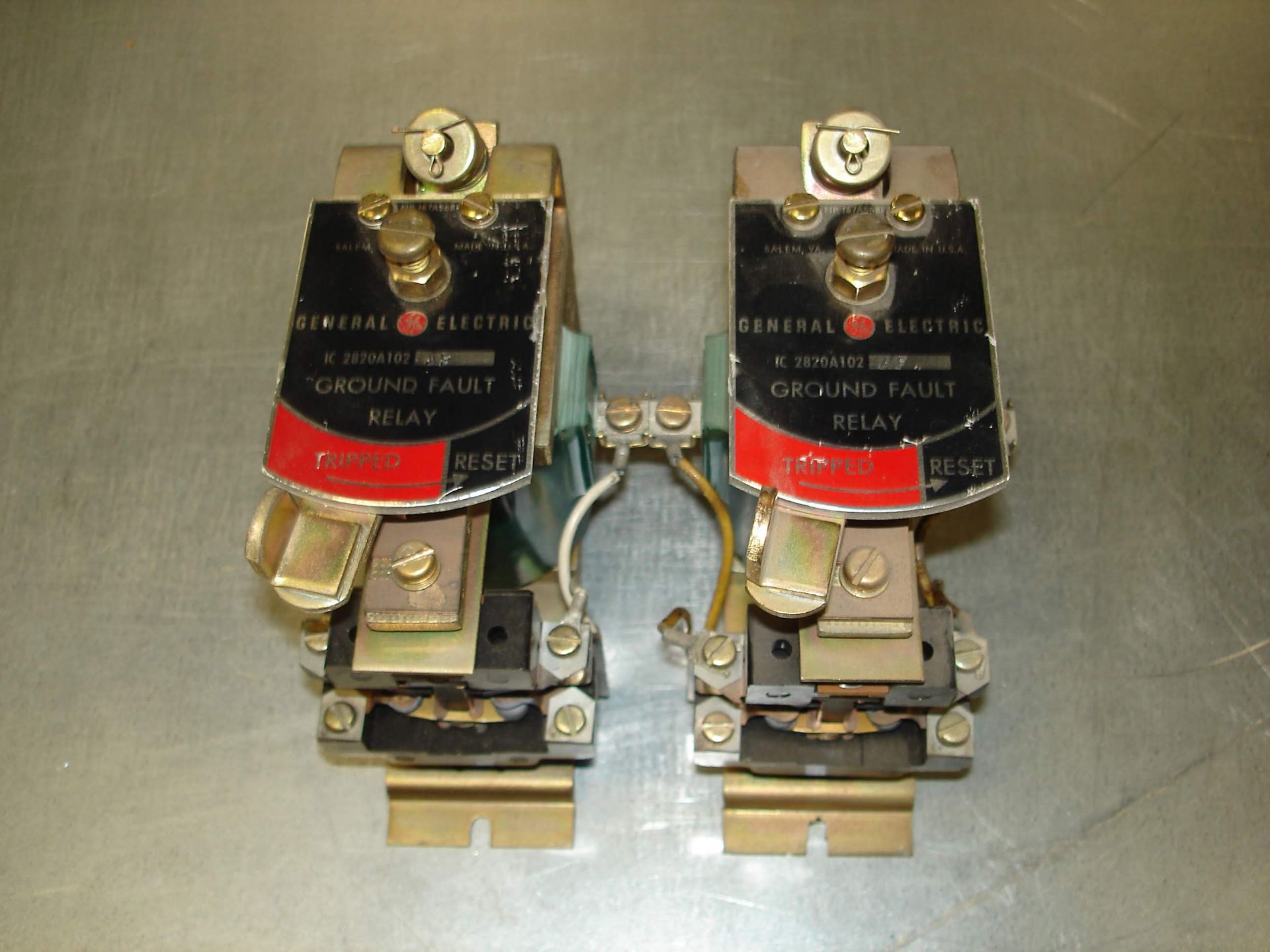 (2) IC2820A102AF GE GROUND FAULT RELAY USED. Pickup your lot(s) for free! Shipping is available