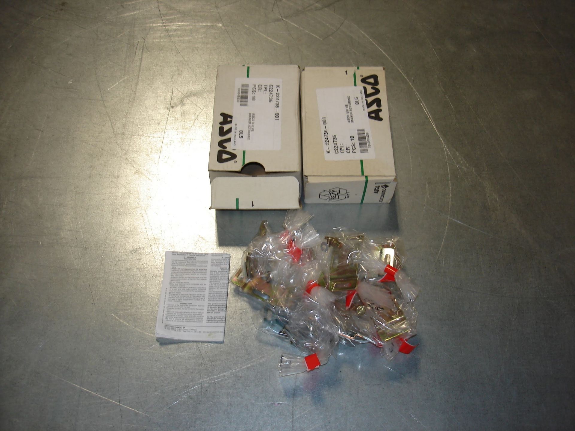 (2) K-224736-001 ASCO 10 PIECE VALVE KIT NEW. Pickup your lot(s) for free! Shipping is available for