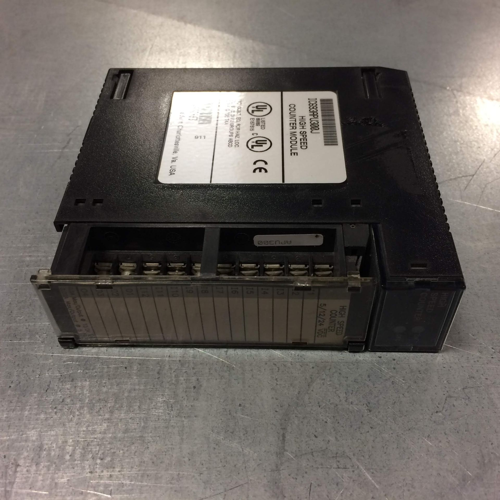 (1) IC693APU300J GE FANUC HIGH SPEED COUNTER MODULE USED. Pickup your lot(s) for free! Shipping is