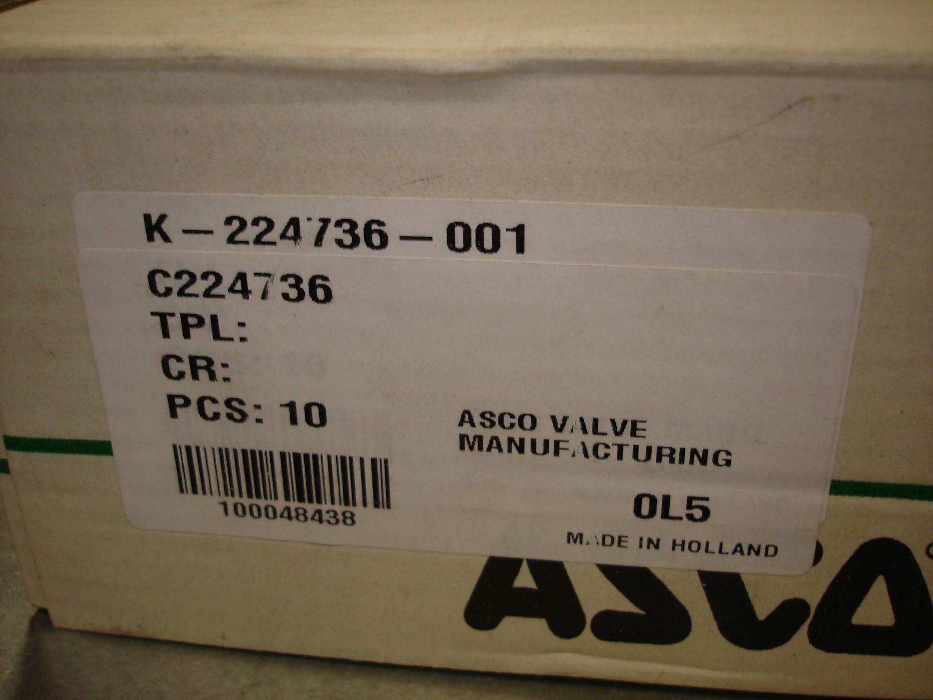 (2) K-224736-001 ASCO 10 PIECE VALVE KIT NEW. Pickup your lot(s) for free! Shipping is available for - Image 5 of 5