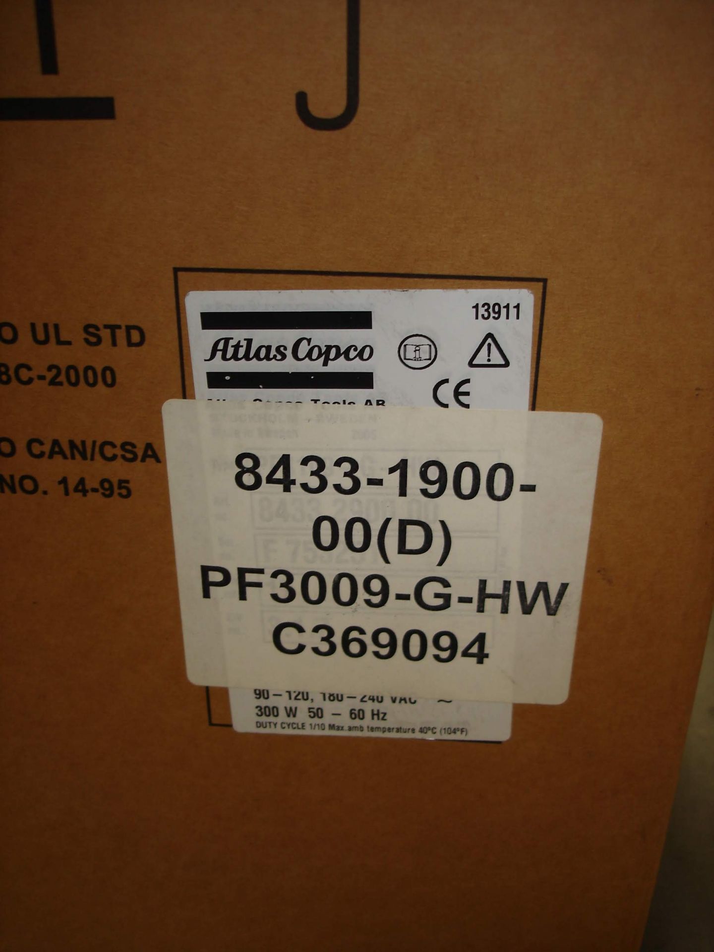 (1) 8433-1900-00 ATLAS COPCO CONTROL AND DRIVE UNIT NEW. Pickup your lot(s) for free! Shipping is - Image 7 of 7