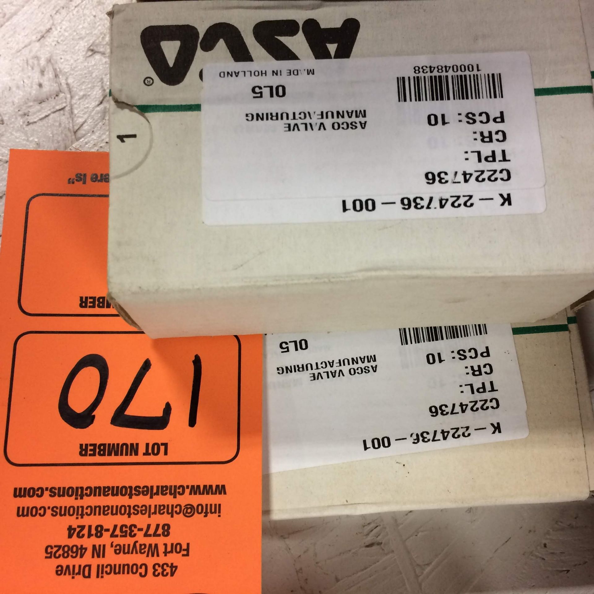 (2) K-224736-001 ASCO 10 PIECE VALVE KIT NEW. Pickup your lot(s) for free! Shipping is available for - Image 2 of 5
