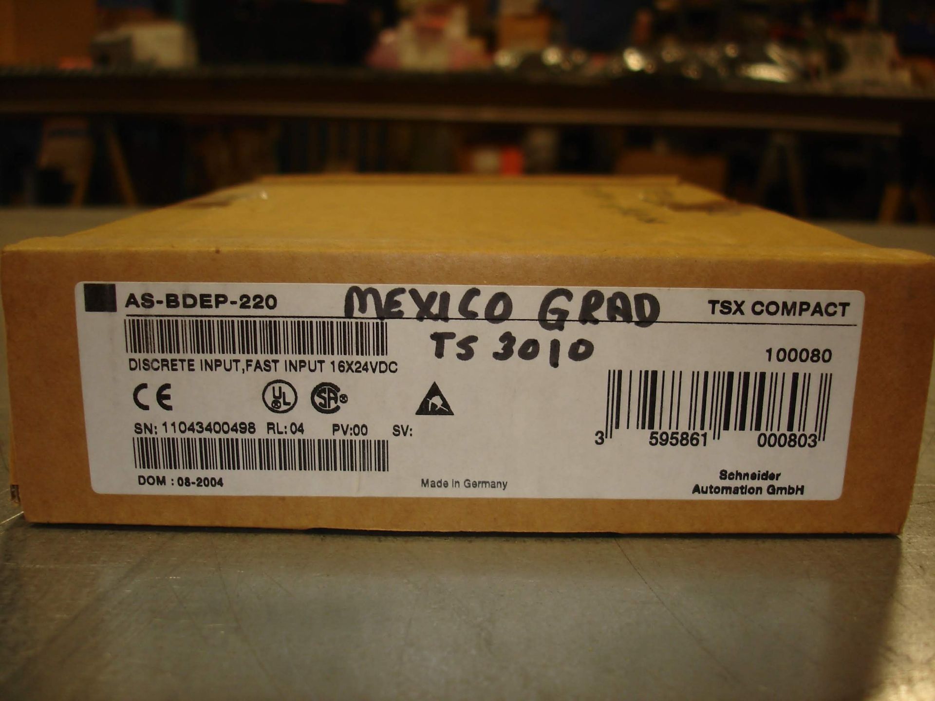 (1) AS-BDEP-220 TSX COMPACT DISCRETE IMPUT MODULE NIB SEALED. Pickup your lot(s) for free! - Image 4 of 4