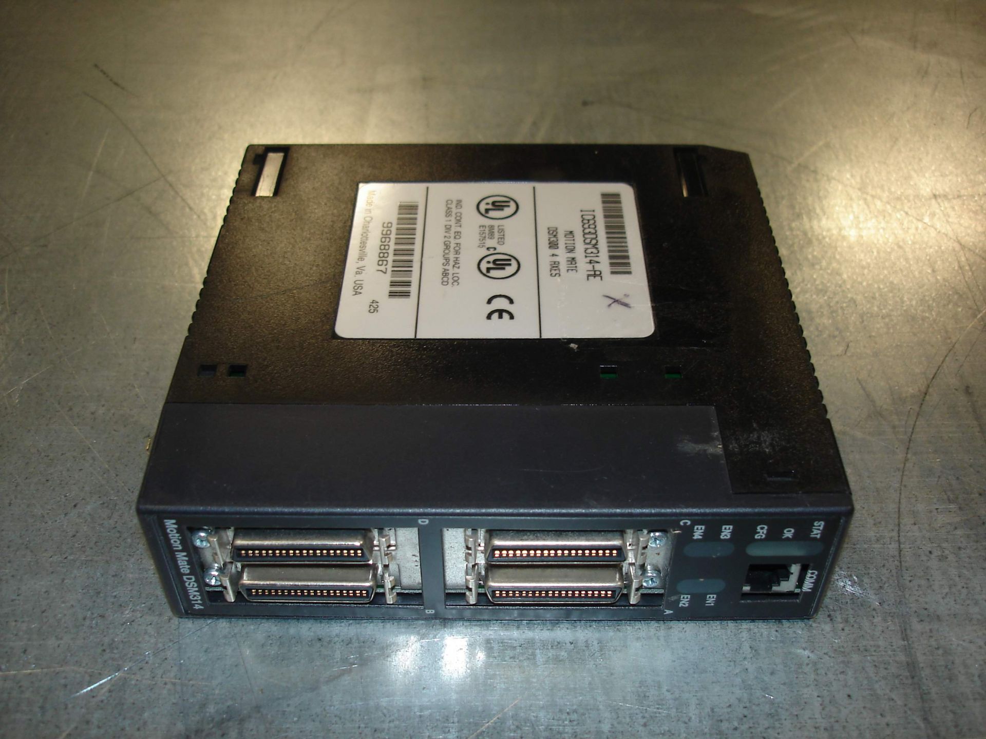 (1) IC693DSM314-AE GE FANUC MOTION MATE 4 AXES CONTROL MODULE USED. Pickup your lot(s) for free!