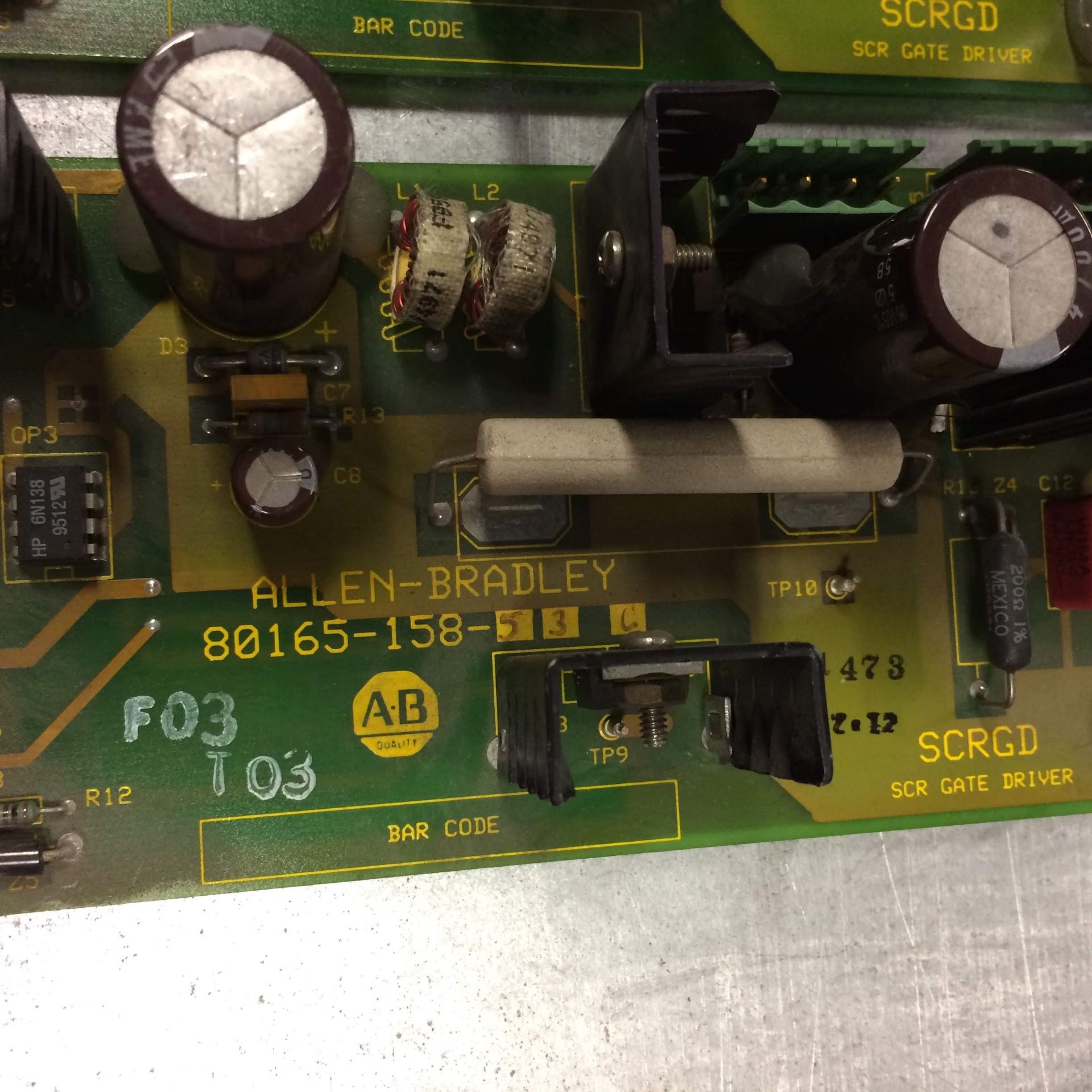 (2) 80165-158-53-C ALLEN BRADLEY CIRCUIT BOARD USED. Pickup your lot(s) for free! Shipping is - Image 5 of 5