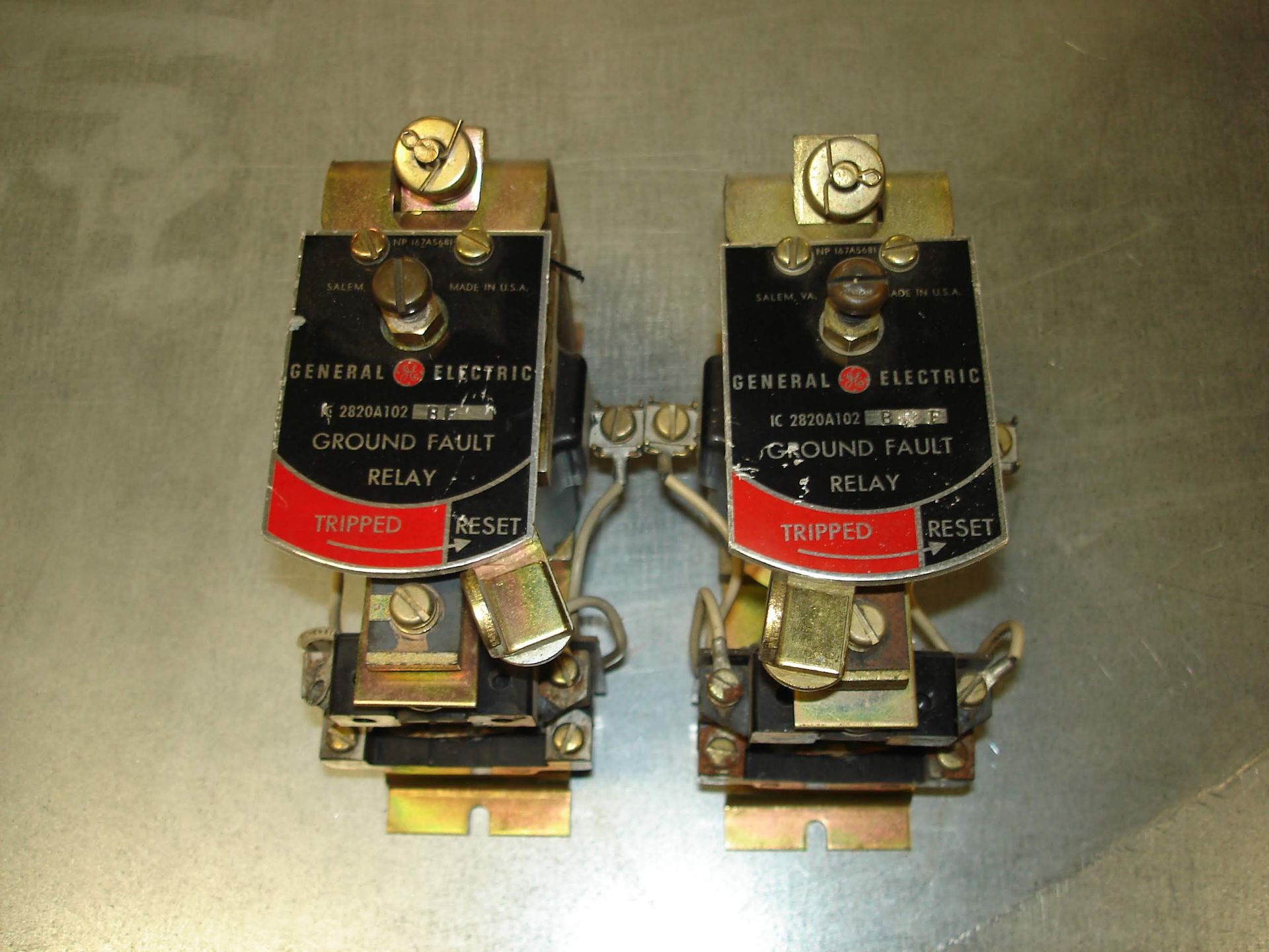 (2) IC2820A102BF GE GROUND FAULT RELAY USED. Pickup your lot(s) for free! Shipping is available