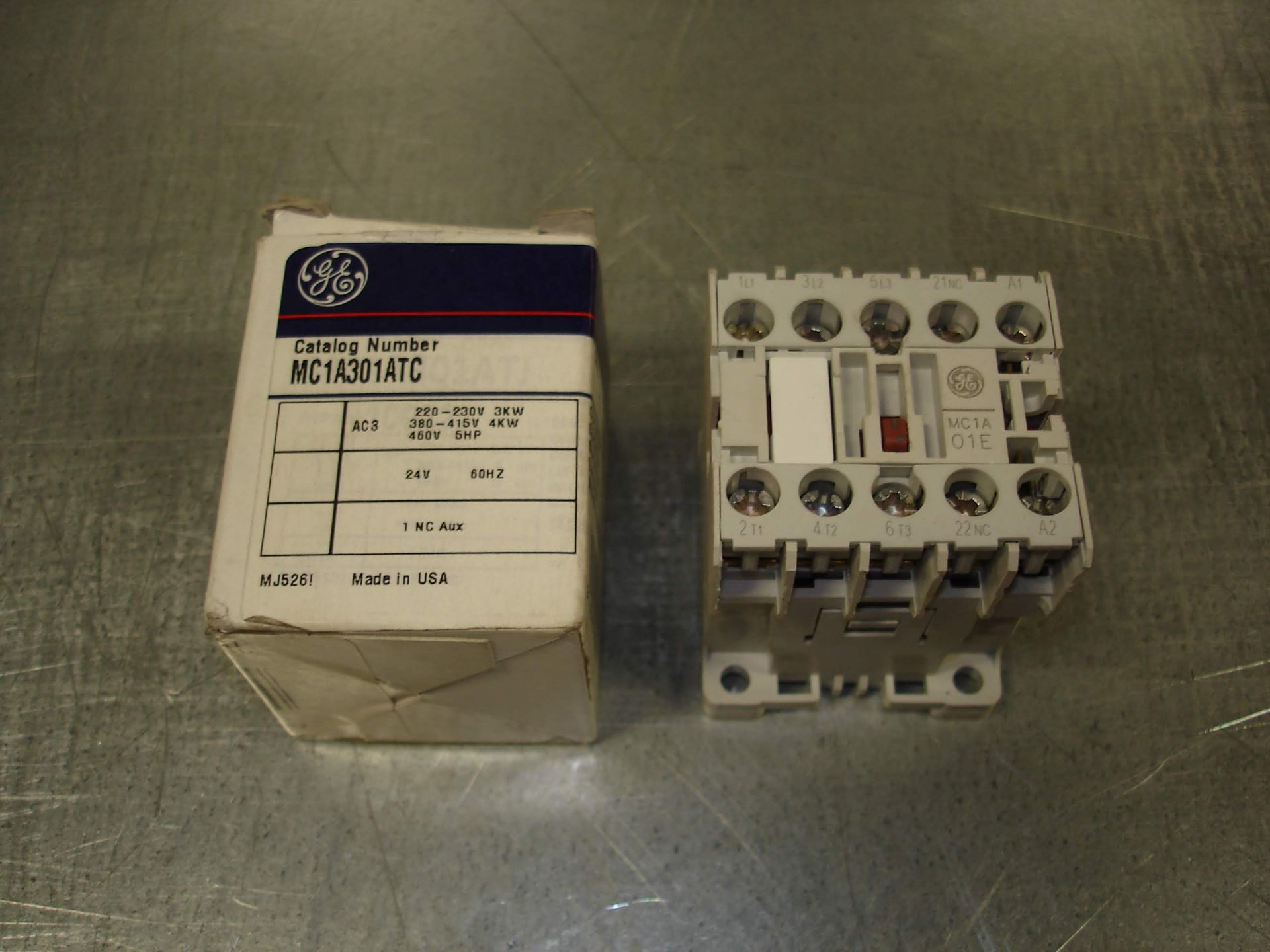 (1) MC1A301AT GE CONTACTOR RELAY NEW. Pickup your lot(s) for free! Shipping is available for all