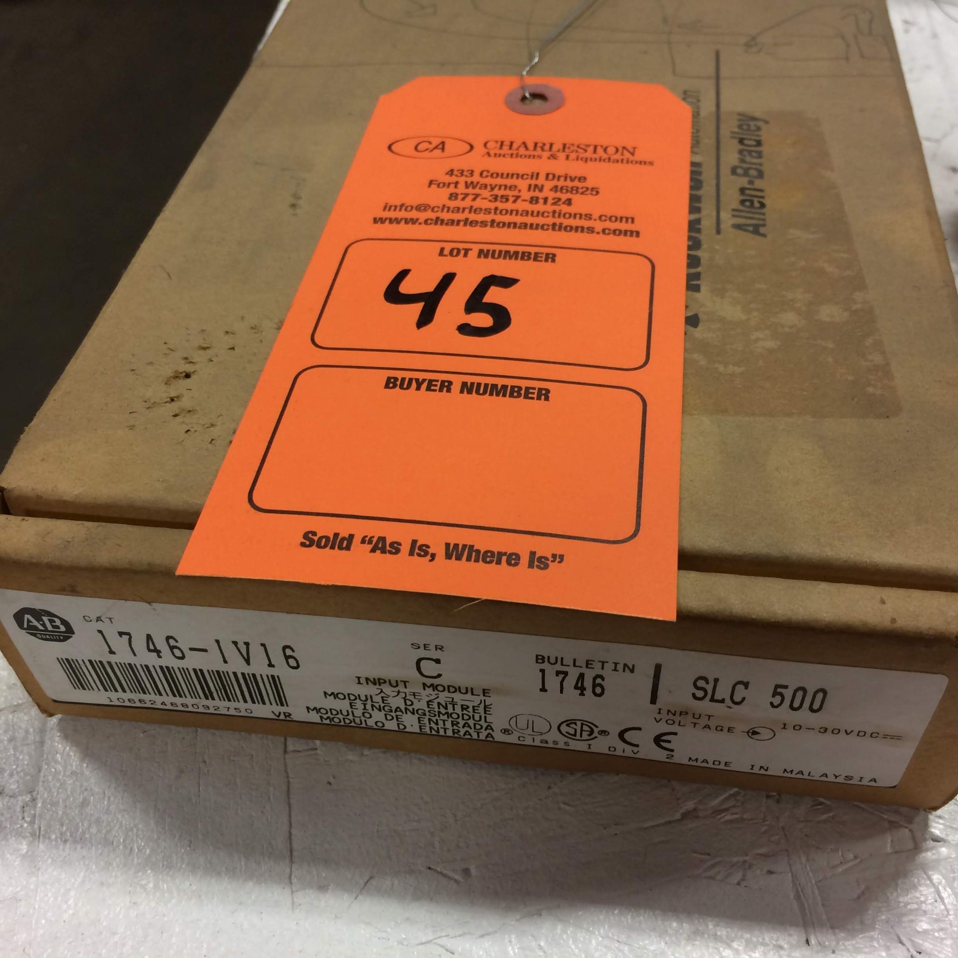 (1) 1746-IVI6 ALLEN BRADLEY INPUT MODULE NEW. Pickup your lot(s) for free! Shipping is available for - Image 2 of 4