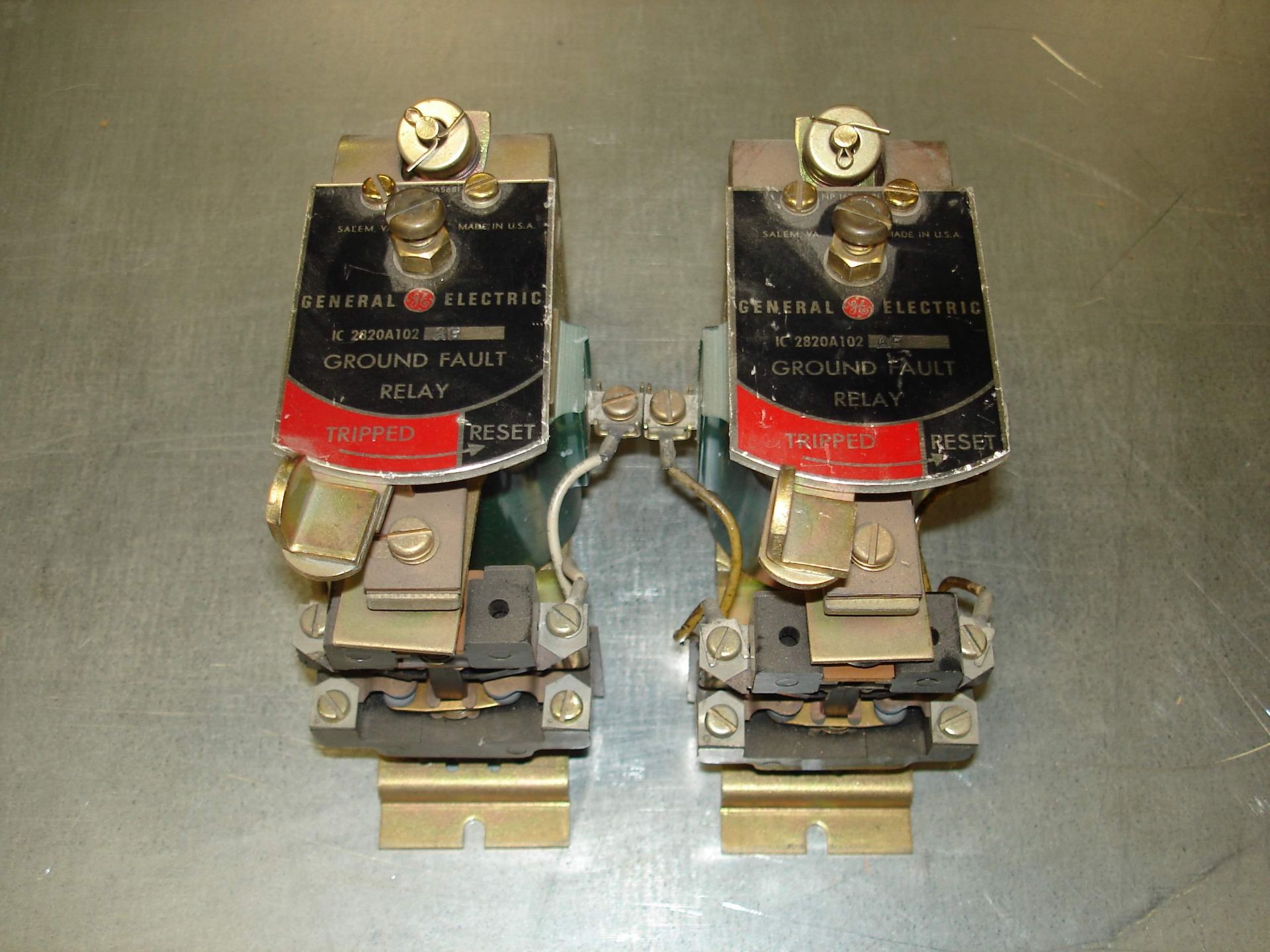 (2) IC2820A102AF GE GROUND FAULT RELAY USED. Pickup your lot(s) for free! Shipping is available