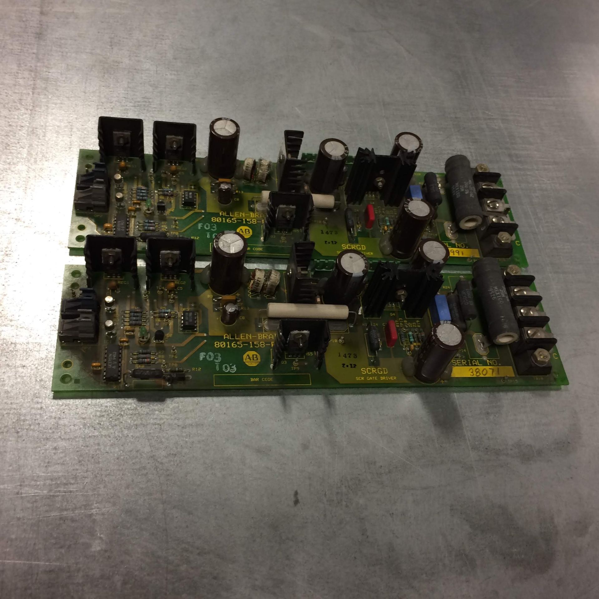 (2) 80165-158-53-C ALLEN BRADLEY CIRCUIT BOARD USED. Pickup your lot(s) for free! Shipping is - Image 3 of 5