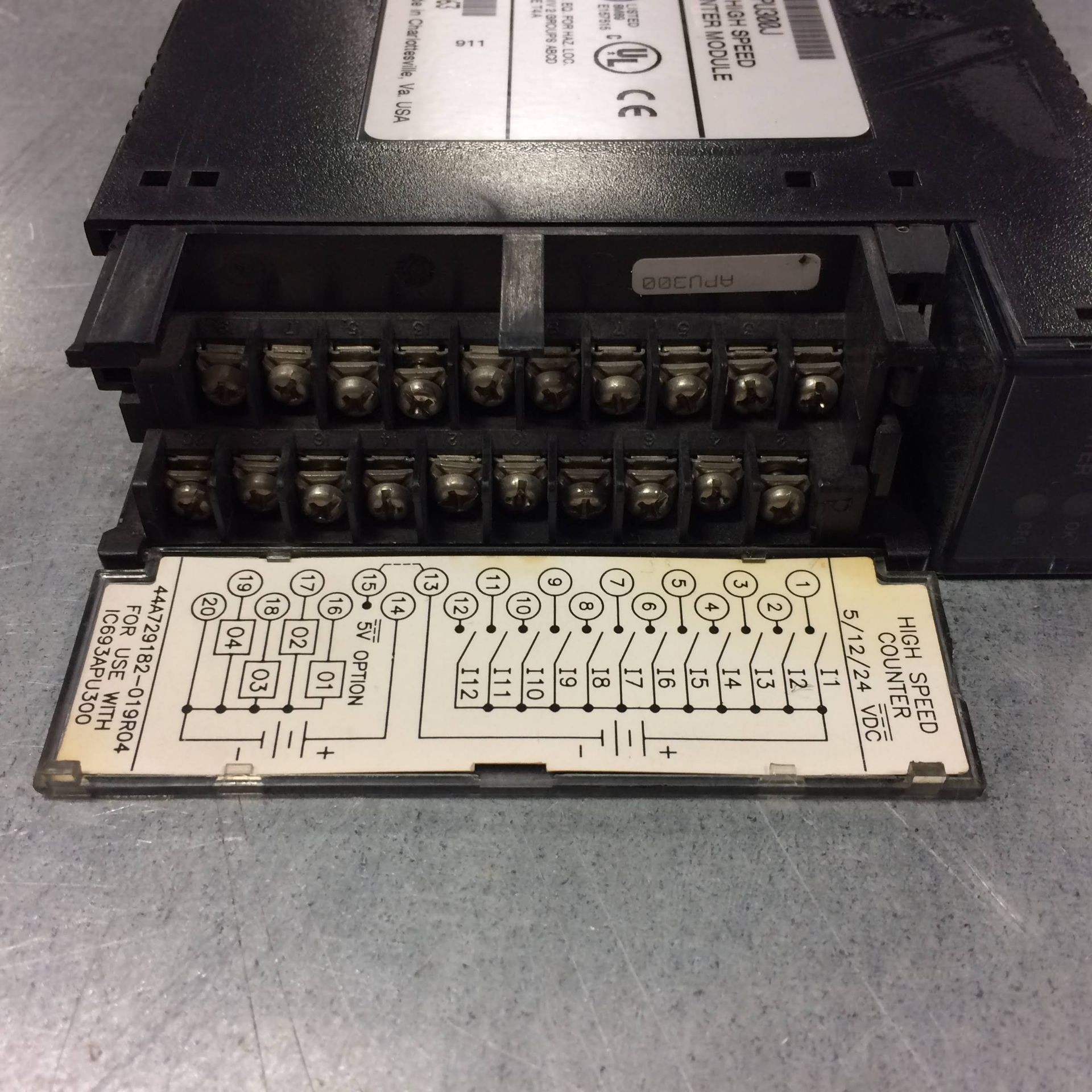 (1) IC693APU300J GE FANUC HIGH SPEED COUNTER MODULE USED. Pickup your lot(s) for free! Shipping is - Image 5 of 5