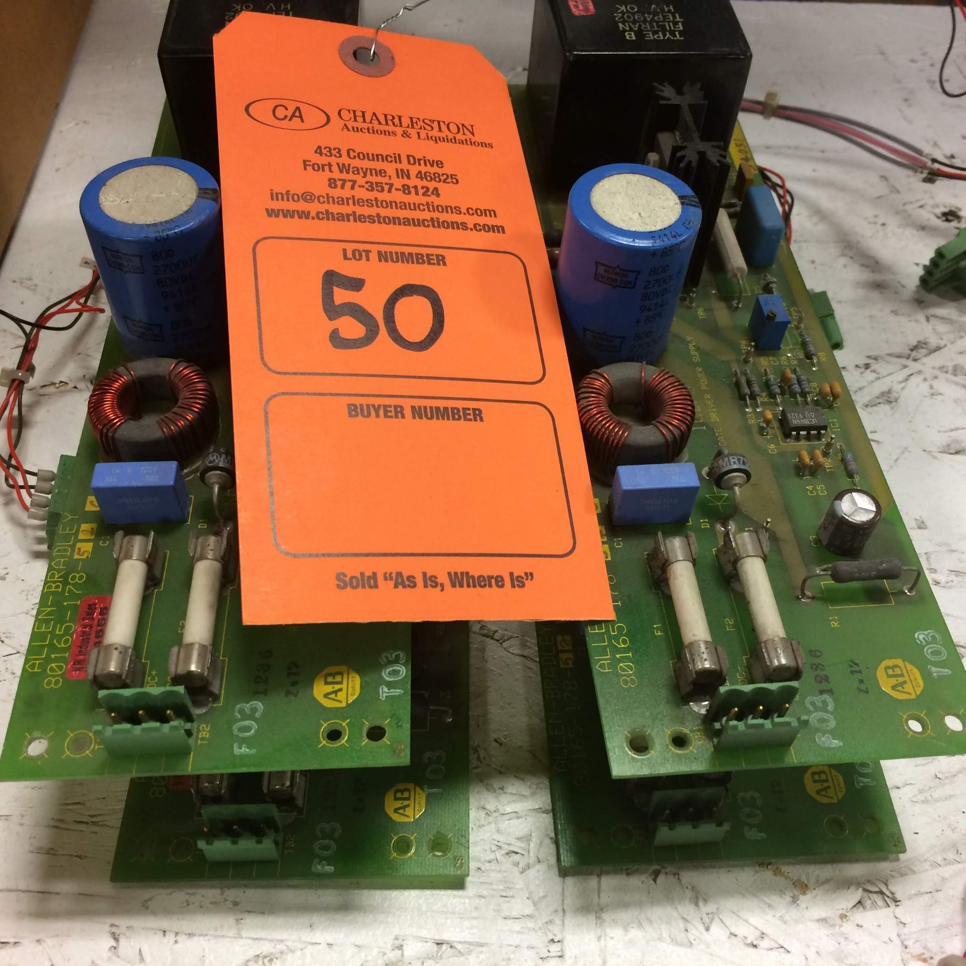 (4) 80165-178-52-C ALLEN BRADLEY CIRCUIT BOARD USED. Pickup your lot(s) for free! Shipping is - Image 2 of 4