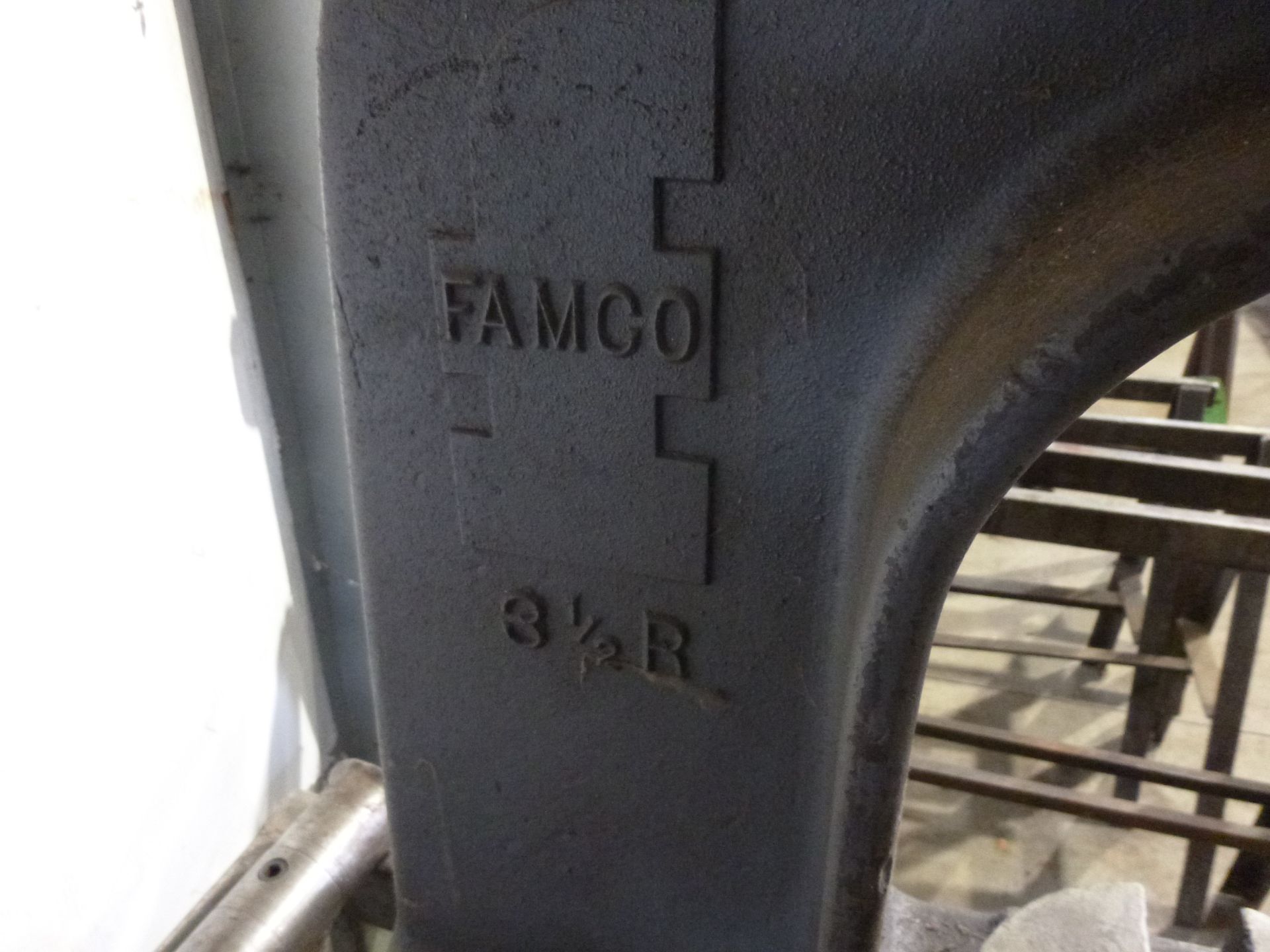 Famco 3 1/2R arbor press on steel stand (located at 52458 St Rd 15 North, Bristol IN 46507) - Image 3 of 4