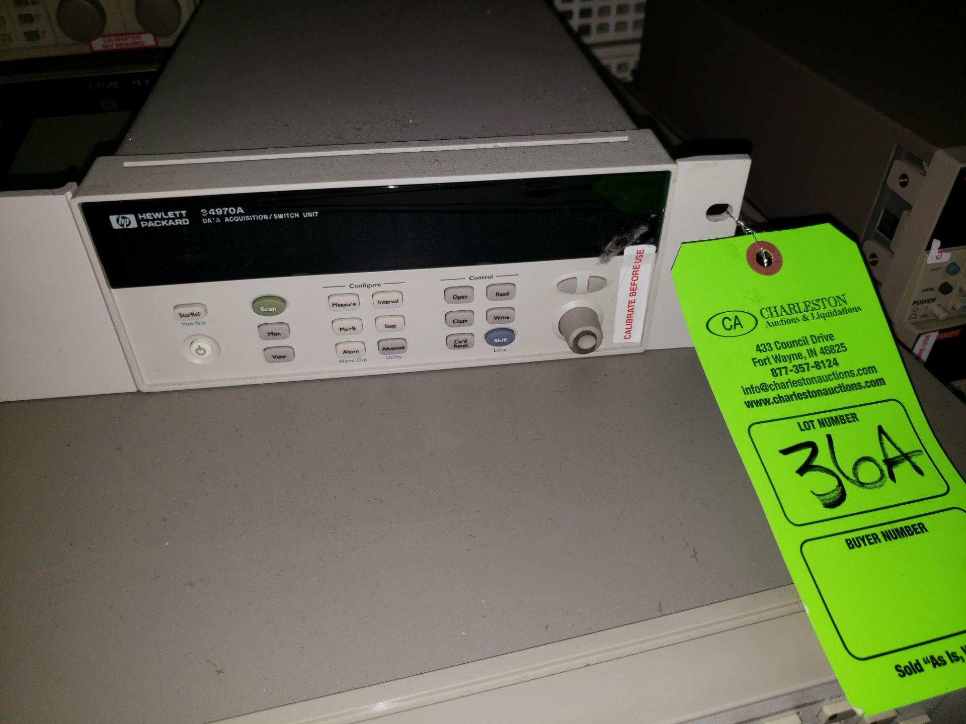 HP 34970A DATA ACQUISITION/SWITCH UNIT