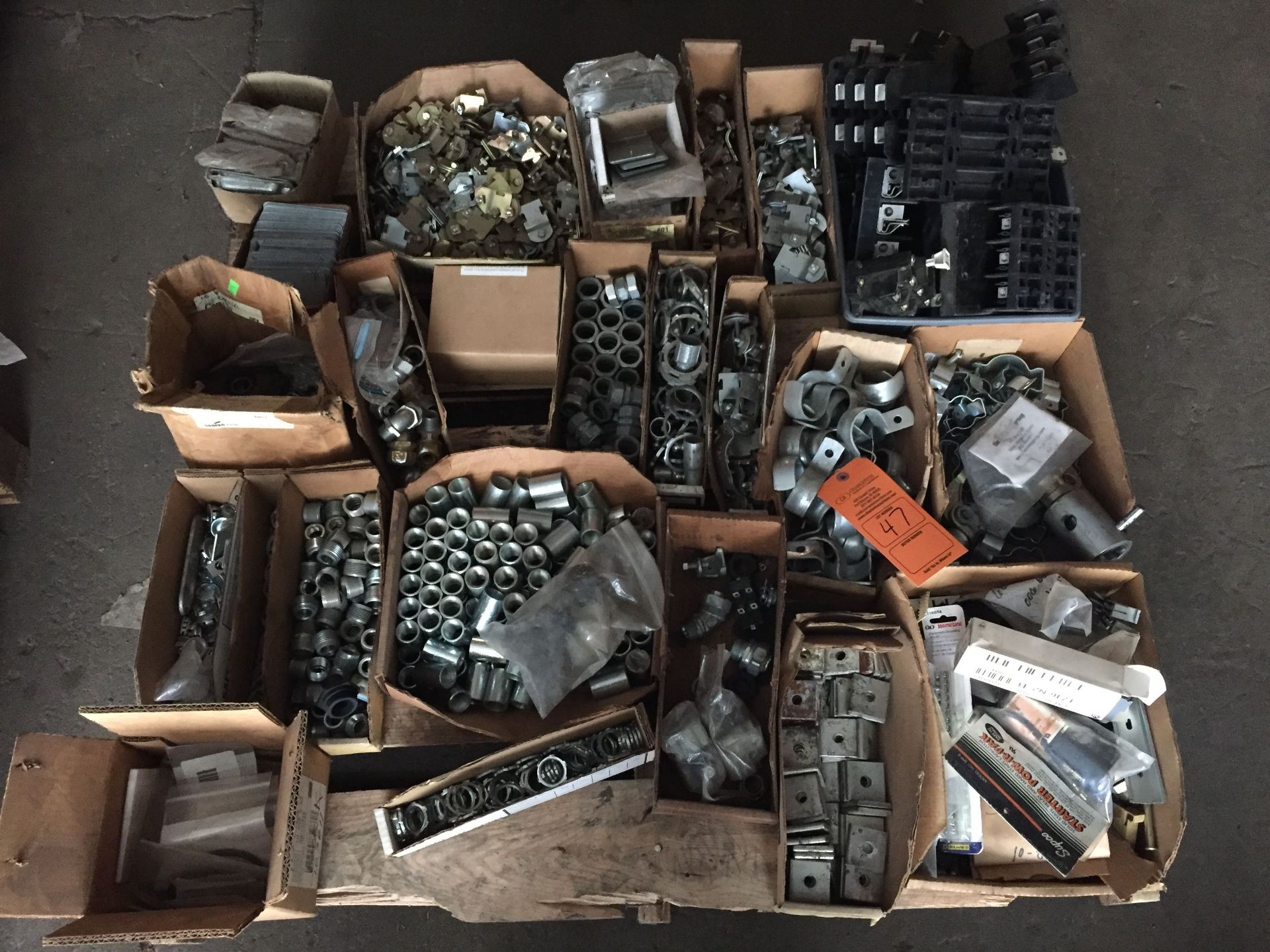 PALLET OF MISC ELECTRICAL HARDWARE