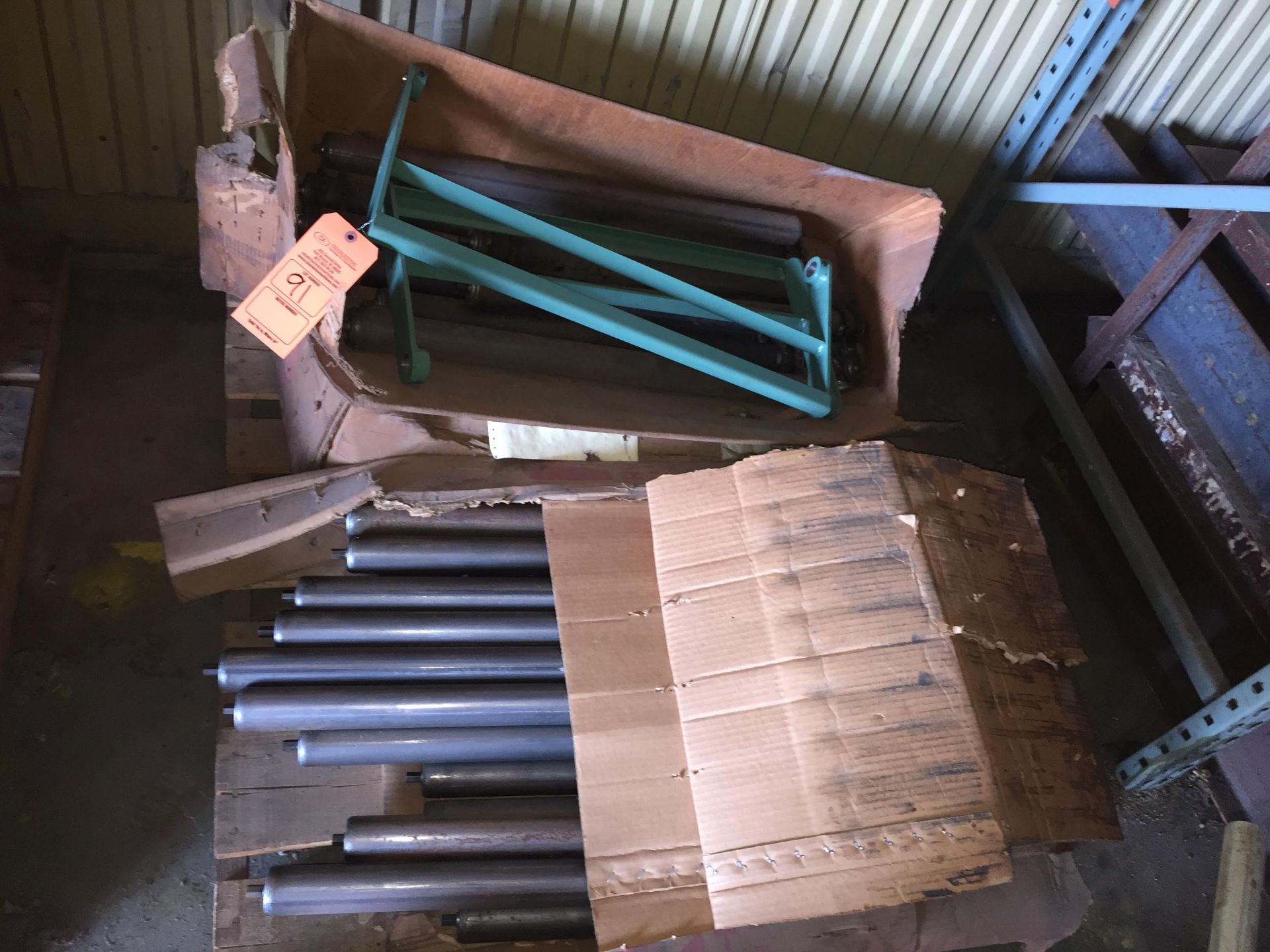 PALLET OF CONVEYOR ROLLERS