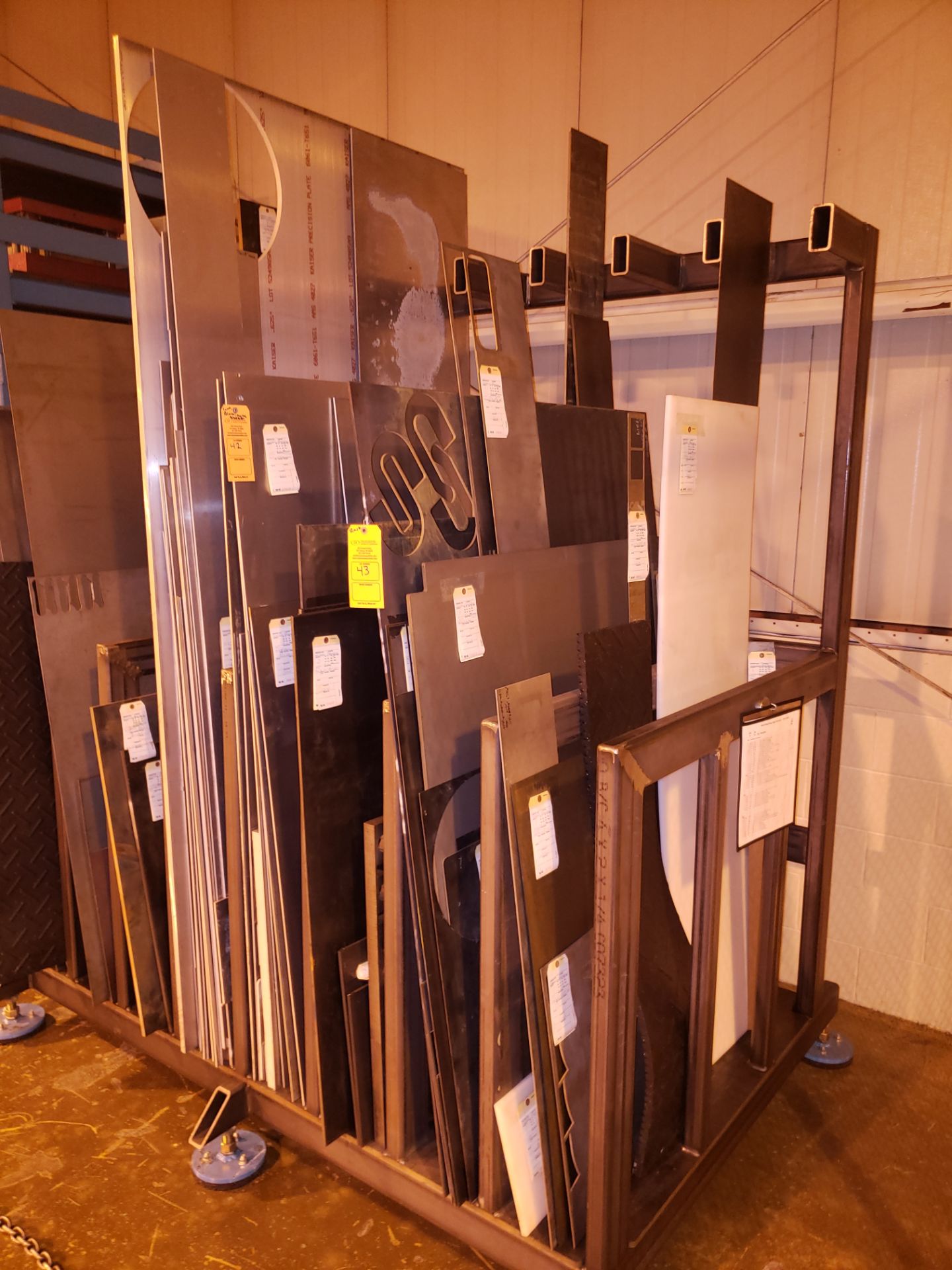 HEAVY DUTY STEEL SHEET RACK