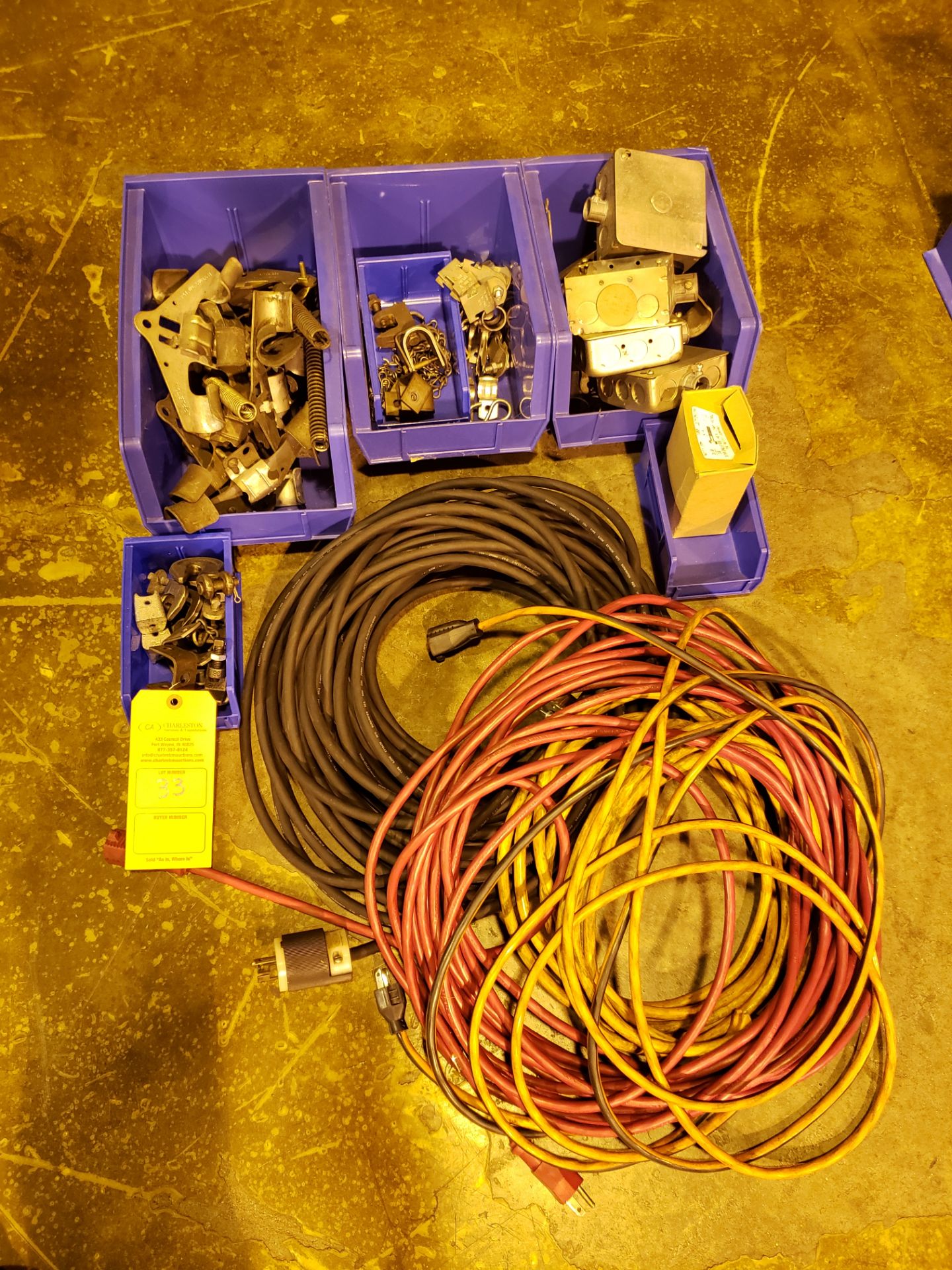 (3) EXTENSION CORDS, JUNCTION BOXES & MISC.