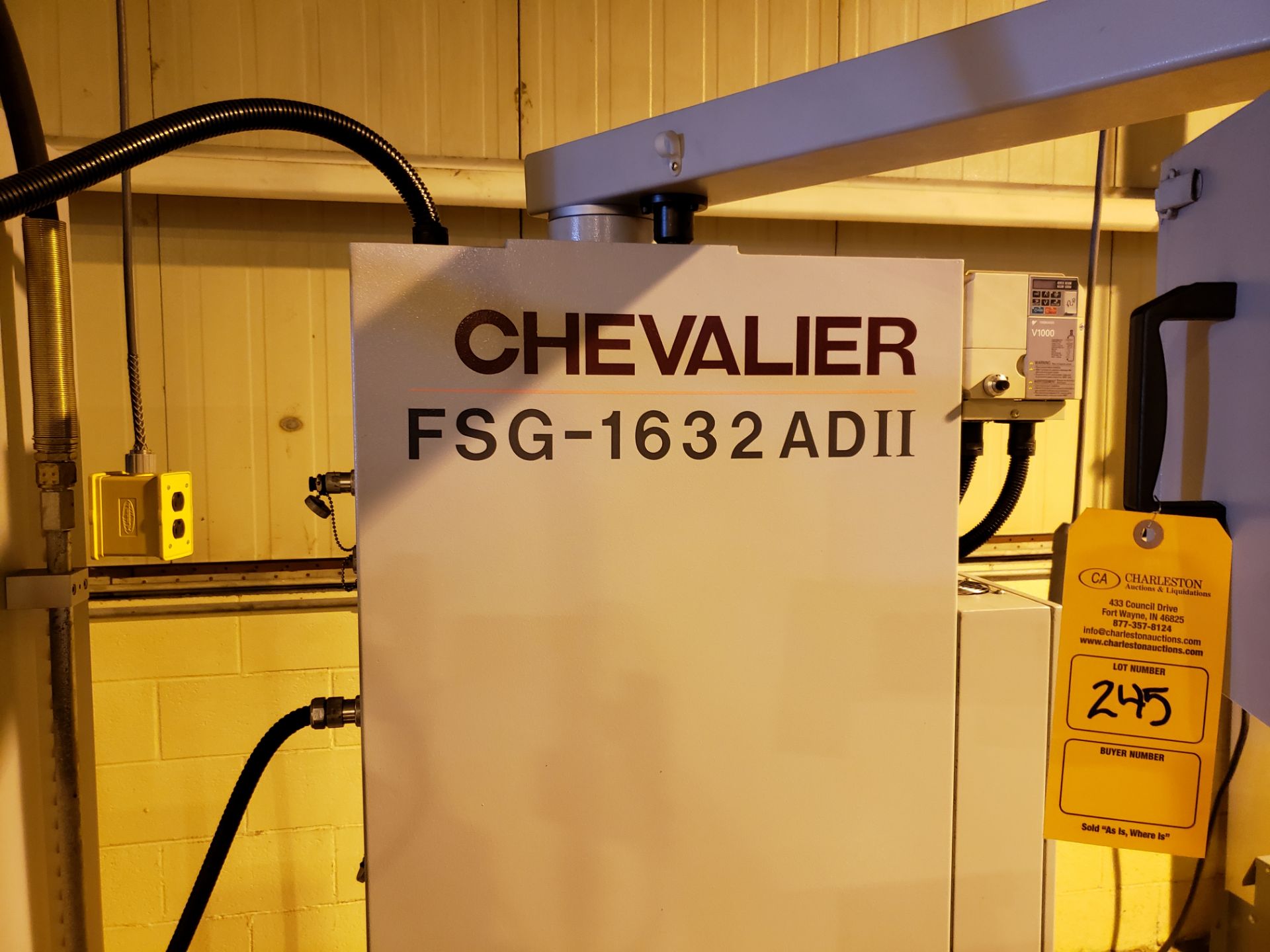 CHEVALIER HYDRAULIC SURFACE GRINDER; M# FSG-1632 ADII; SN EGB117001 - Image 3 of 5