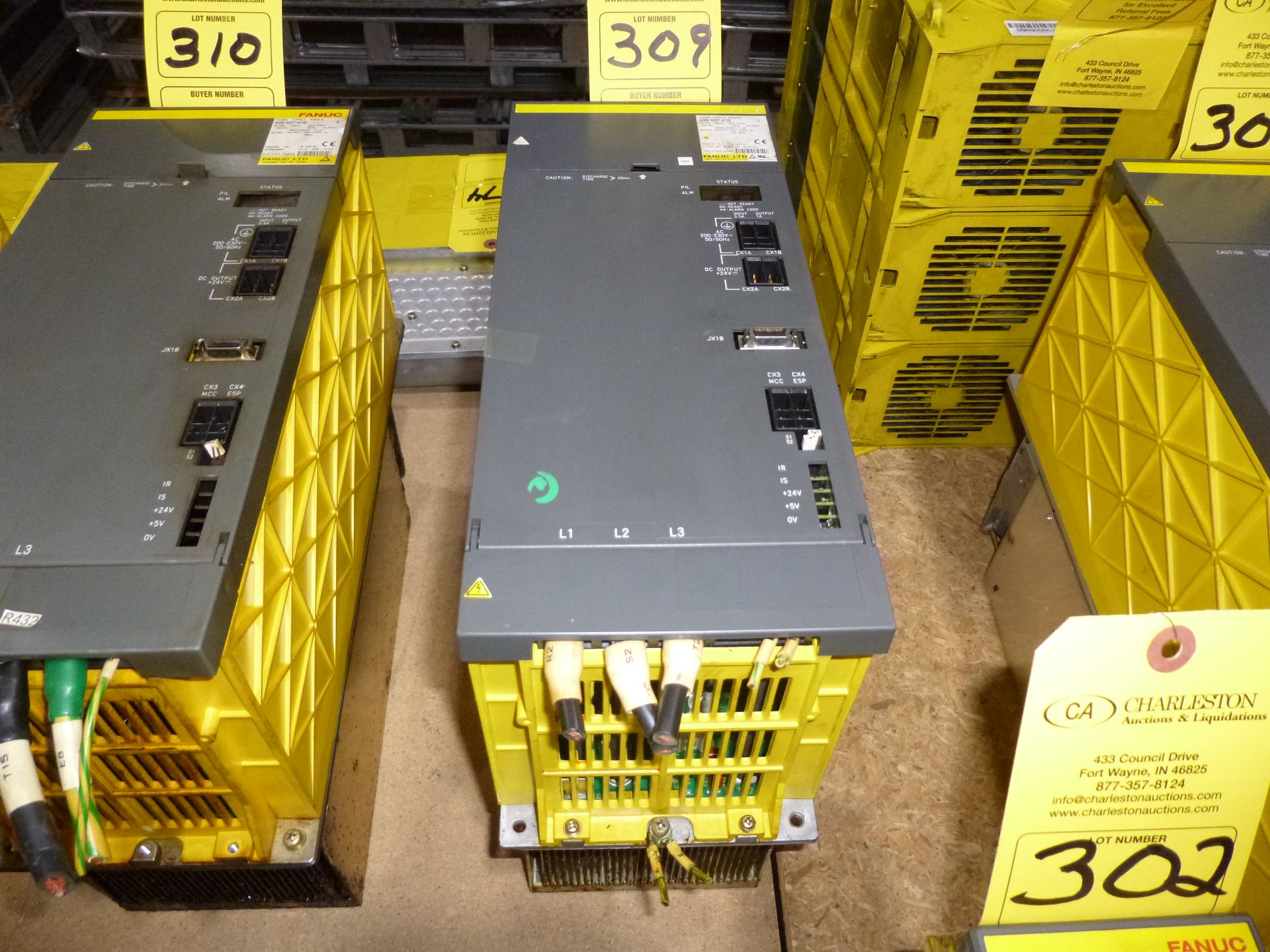 Fanuc power supply module model A06B-6087-H126, as always with Brolyn LLC auctions, all lots can