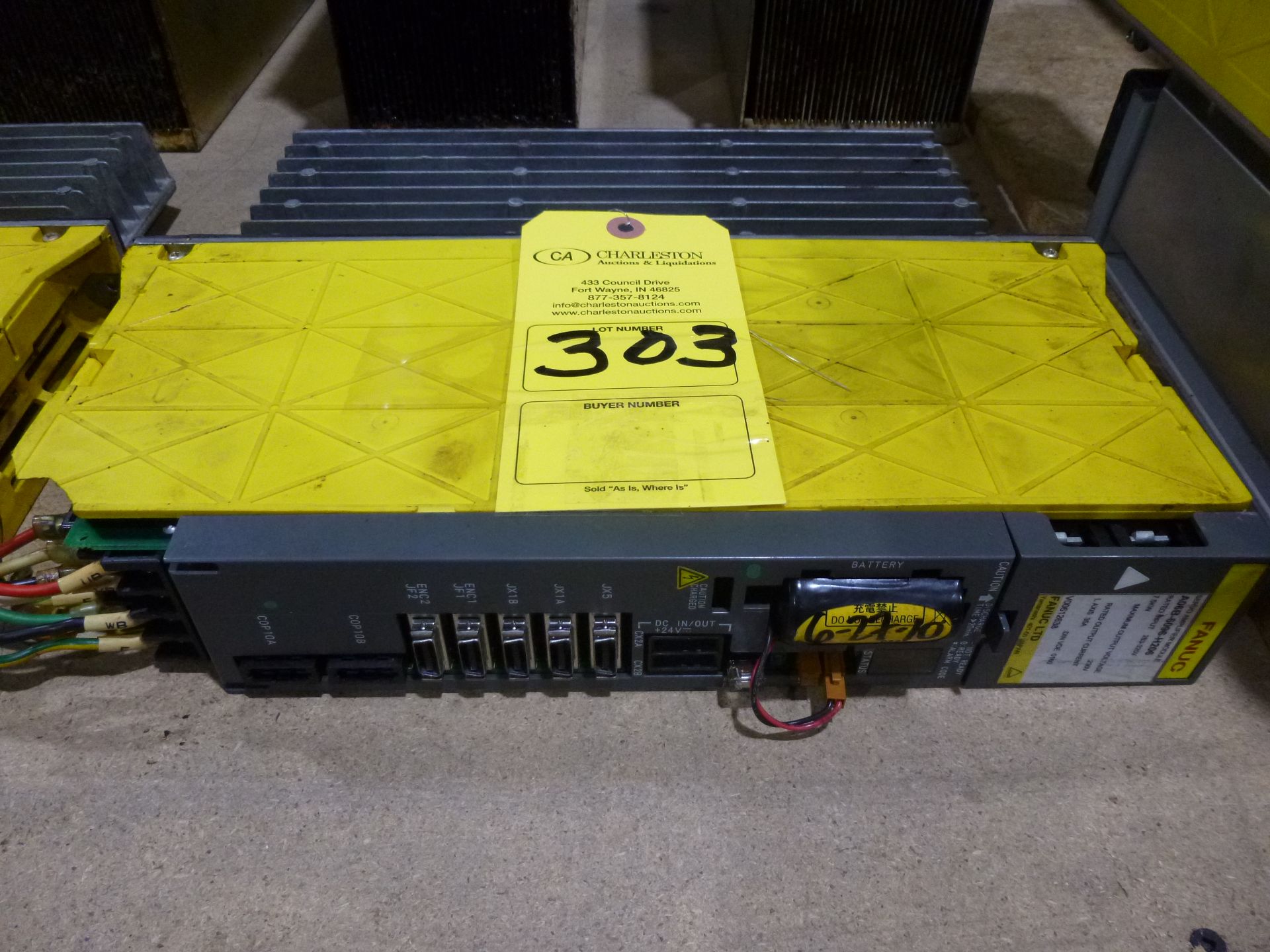 Fanuc power supply module model A06B-6087-H126, as always with Brolyn LLC auctions, all lots can
