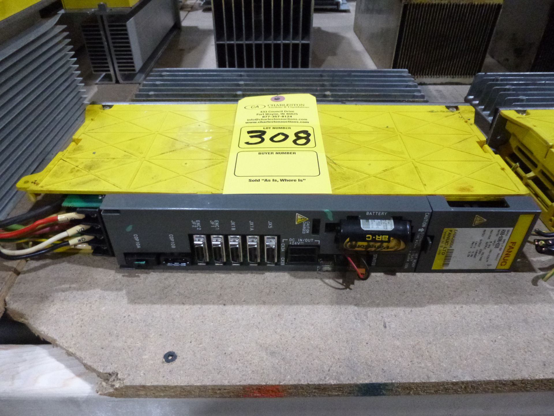 Fanuc servo amplifier module A06B-6096-H206, as always with Brolyn LLC auctions, all lots can be
