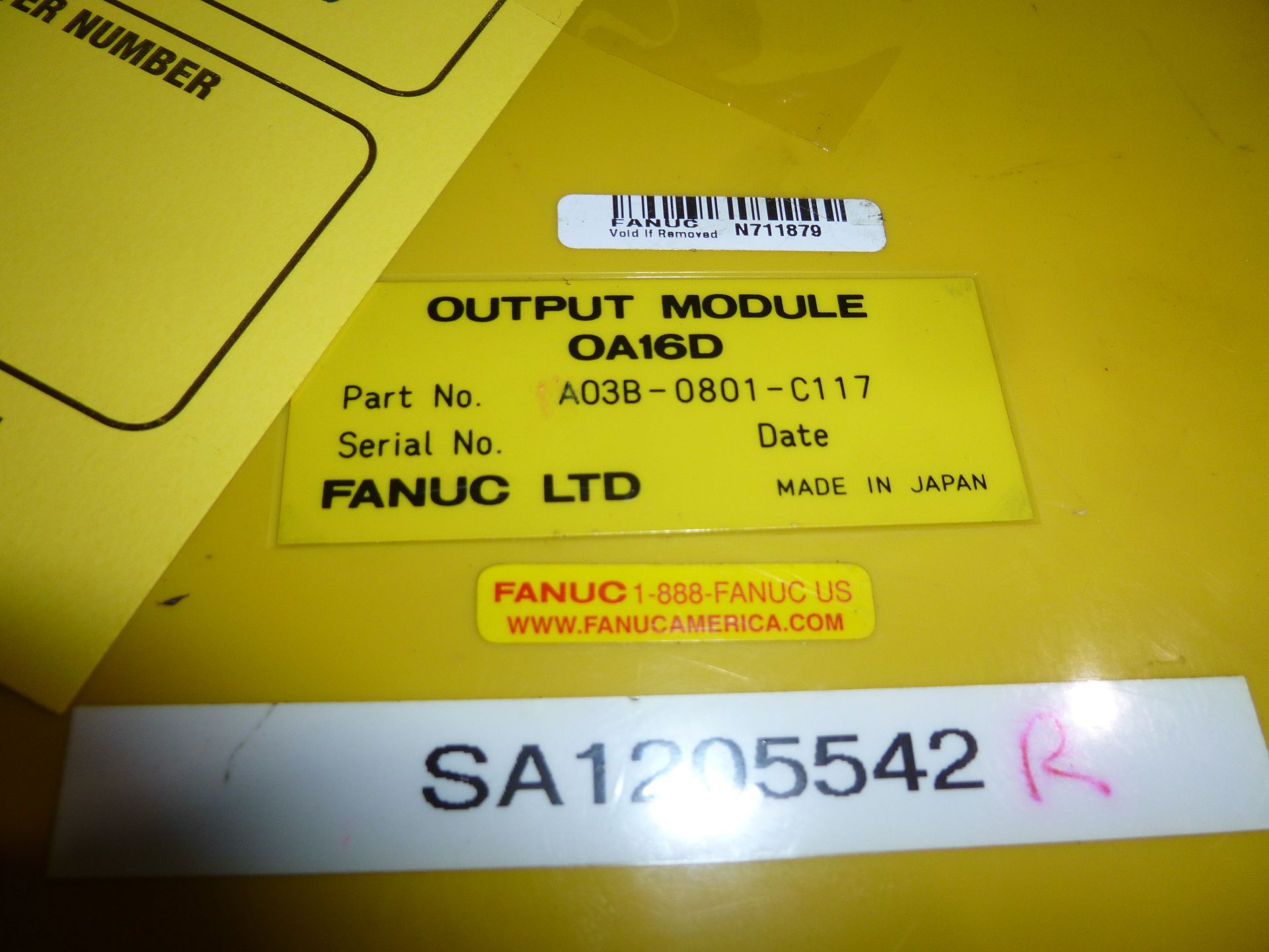 Qty 2 Fanuc output module model A03B-0801-C117, as always with Brolyn LLC auctions, all lots can - Image 3 of 3