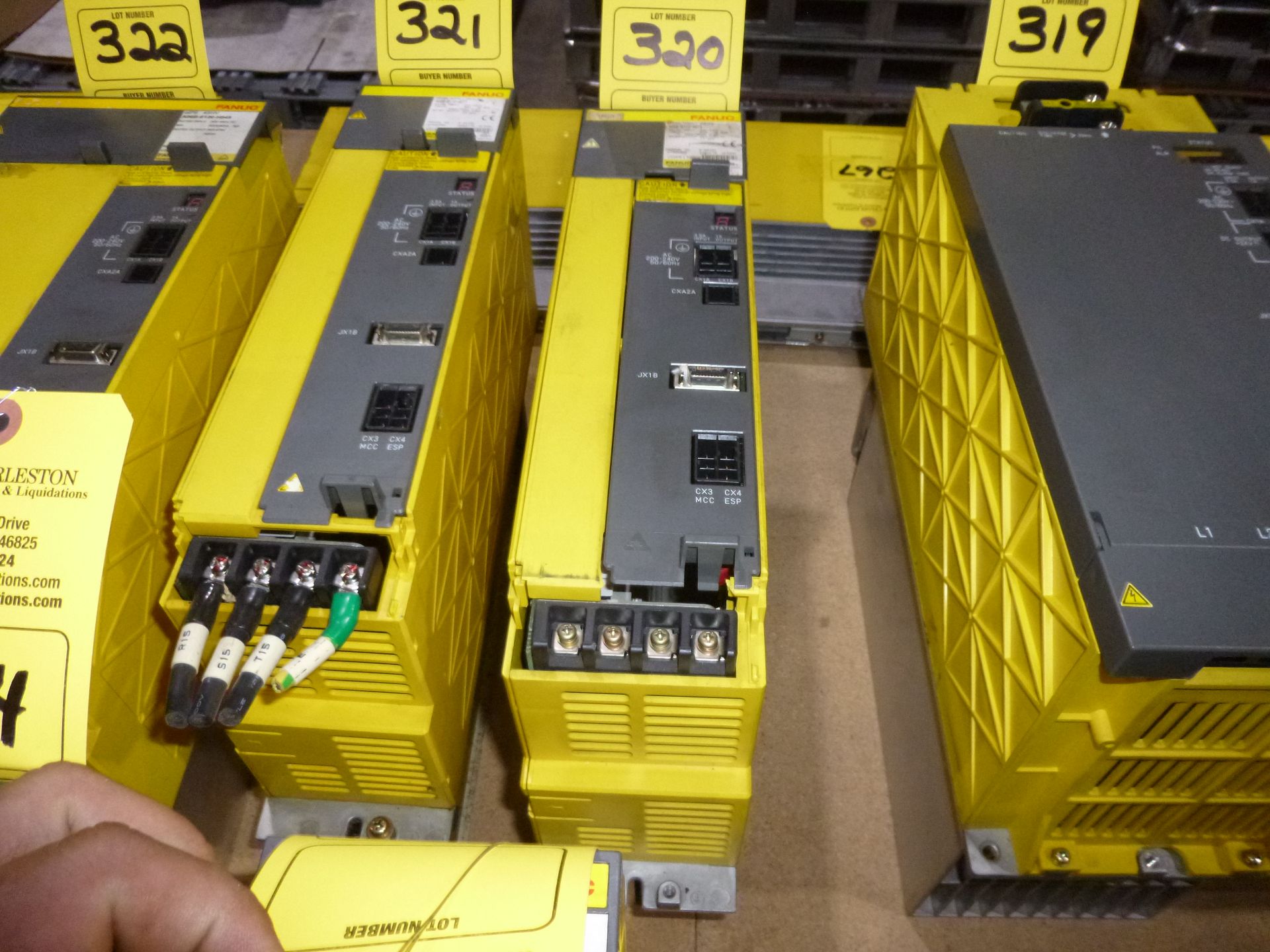 Fanuc power suppy module model A06B-6110-H015, as always with Brolyn LLC auctions, all lots can be