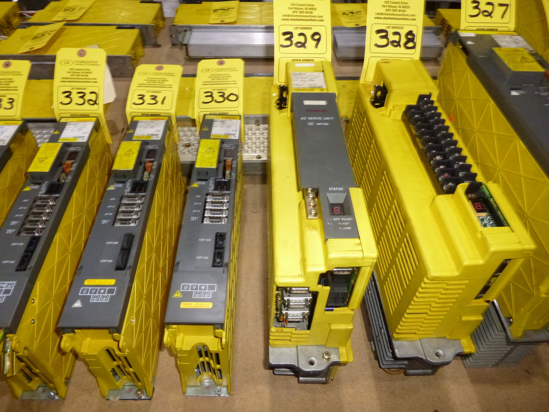 Fanuc servo amplifier unit model A06B-6089-H104, as always with Brolyn LLC auctions, all lots can be