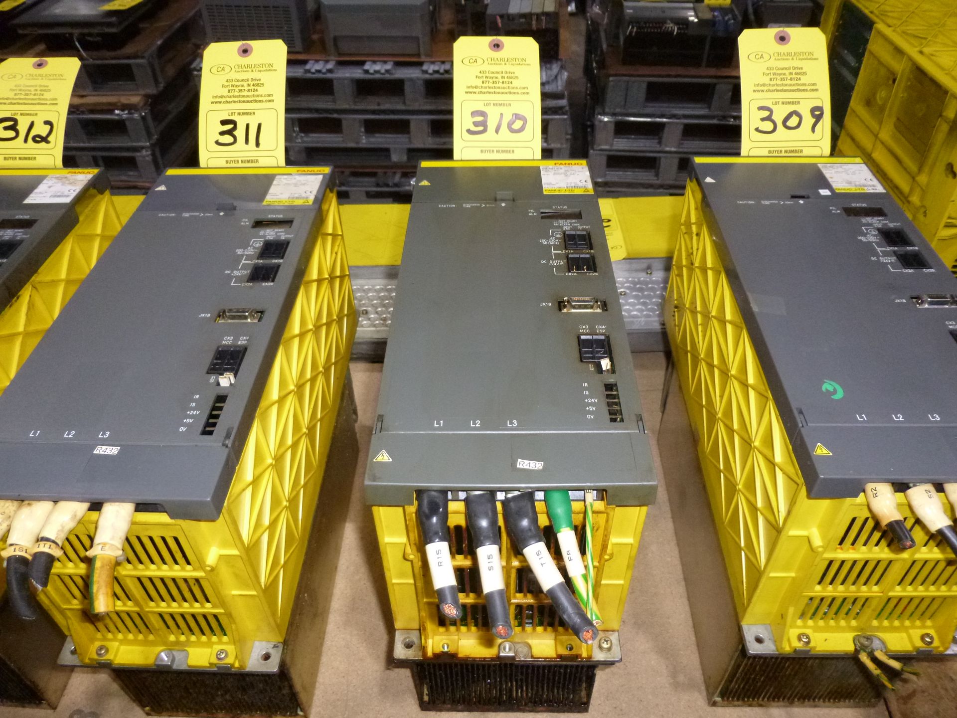 Fanuc power supply module model A06B-6087-H130, as always with Brolyn LLC auctions, all lots can