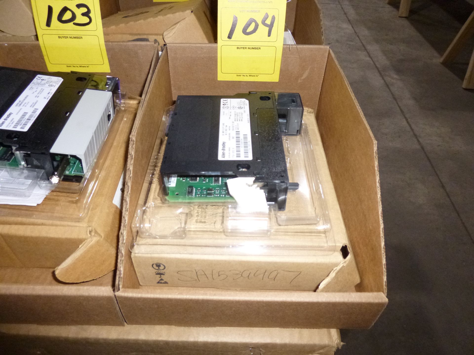 Allen Bradley model 1756IB32, as always with Brolyn LLC auctions, all lots can be picked up from