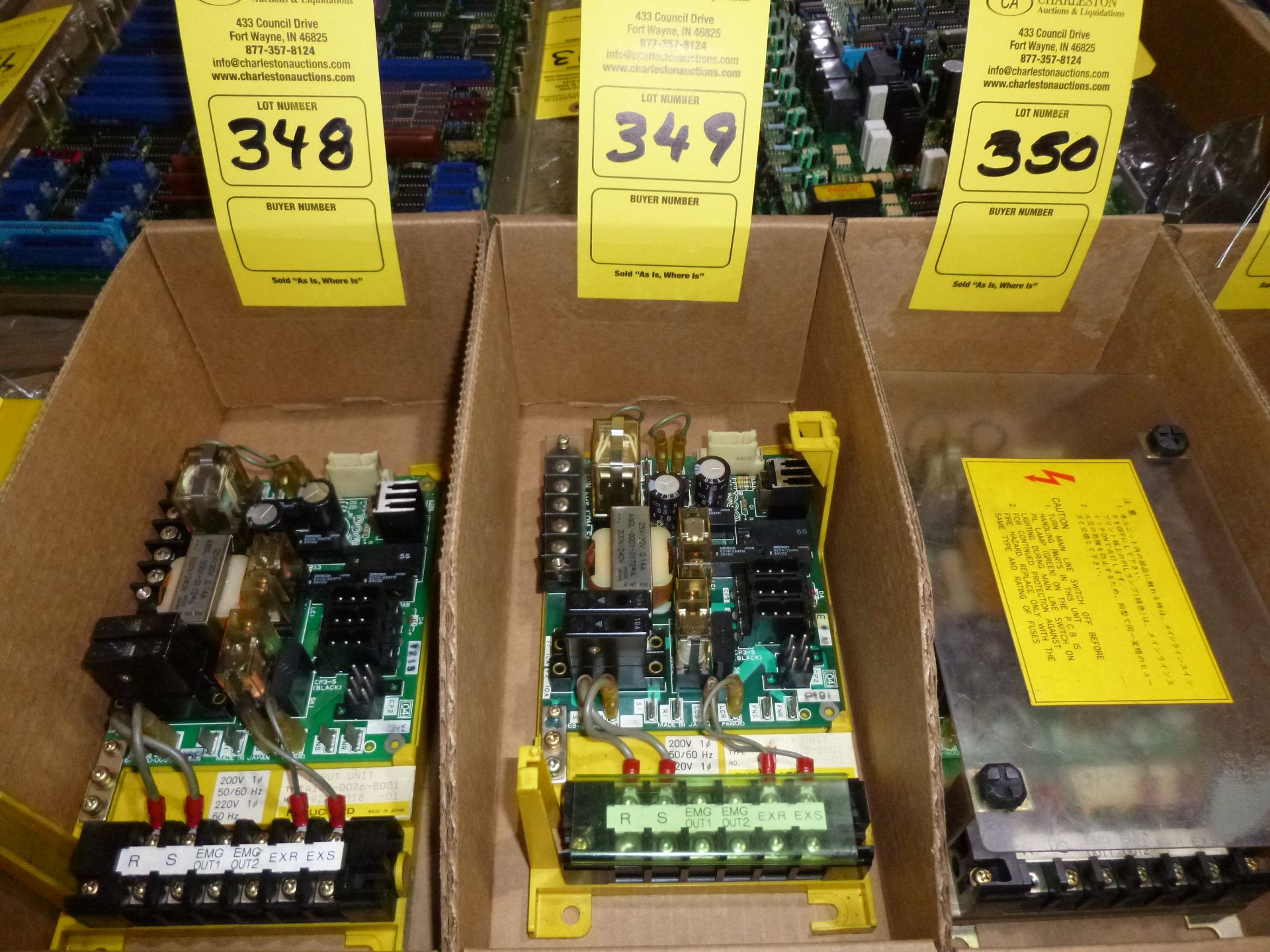 Fanuc input unit model A14B-0076-B001, as always with Brolyn LLC auctions, all lots can be picked up