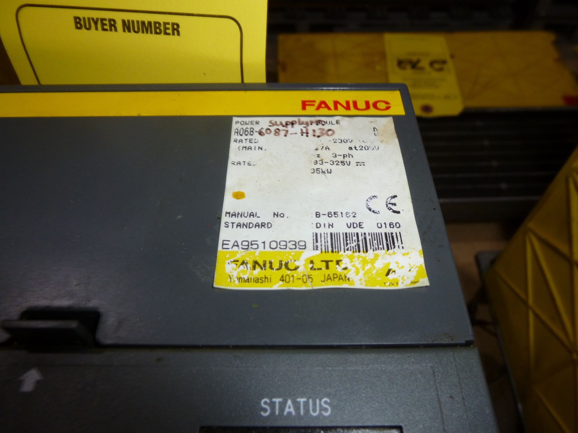 Fanuc power supply module model A06B-6087-H130, as always with Brolyn LLC auctions, all lots can - Image 2 of 2