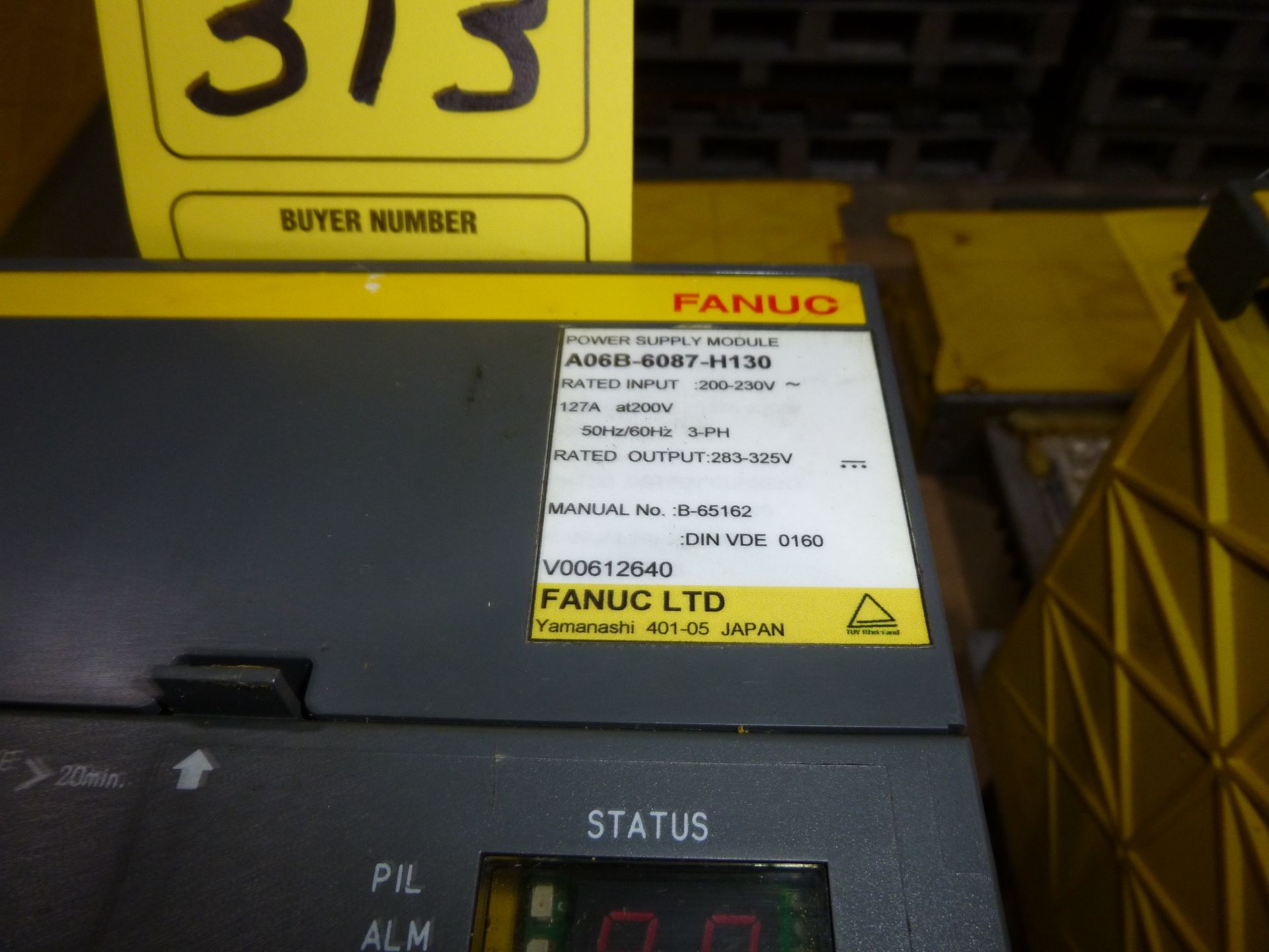 Fanuc power supply module model A06B-6087-H130, as always with Brolyn LLC auctions, all lots can - Image 2 of 2