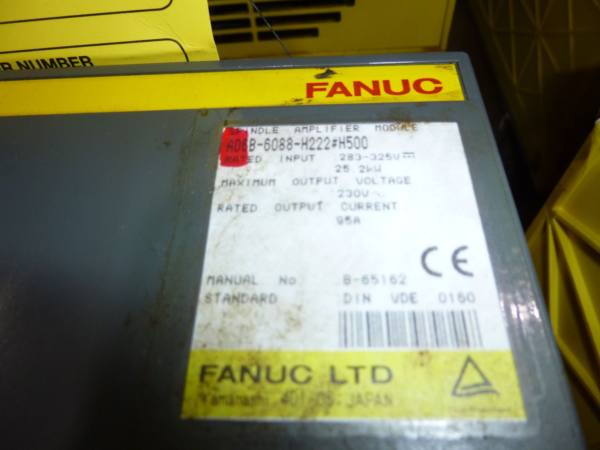 Fanuc spindle amplifier module model A06B-6088-H222 #H500, as always with Brolyn LLC auctions, all - Image 2 of 2