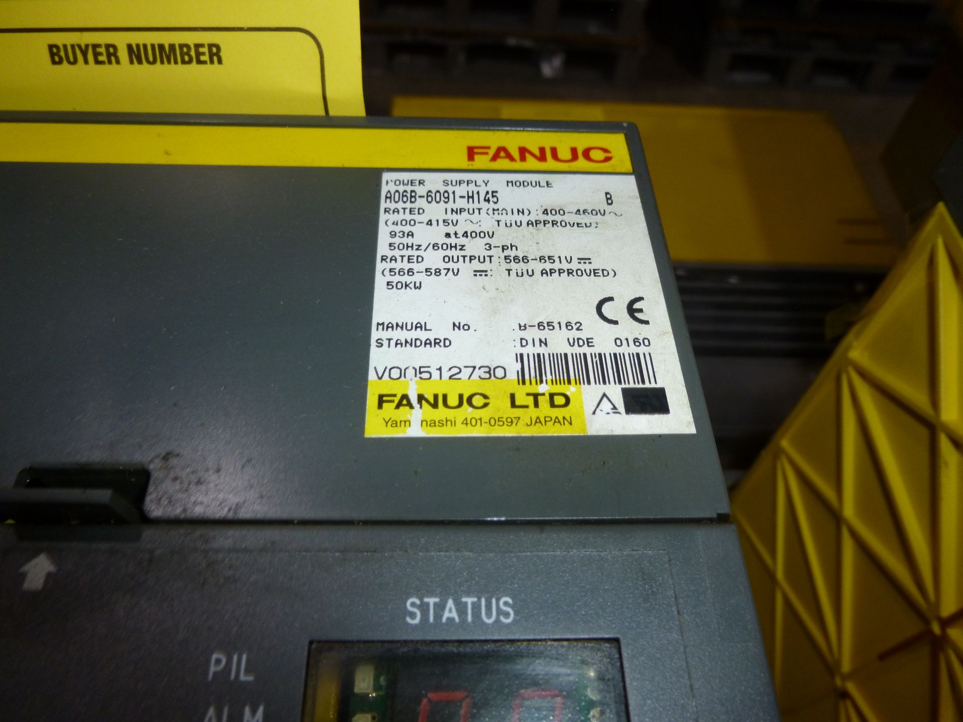 Fanuc power supply module model A06B-6091-H145, as always with Brolyn LLC auctions, all lots can - Image 2 of 2